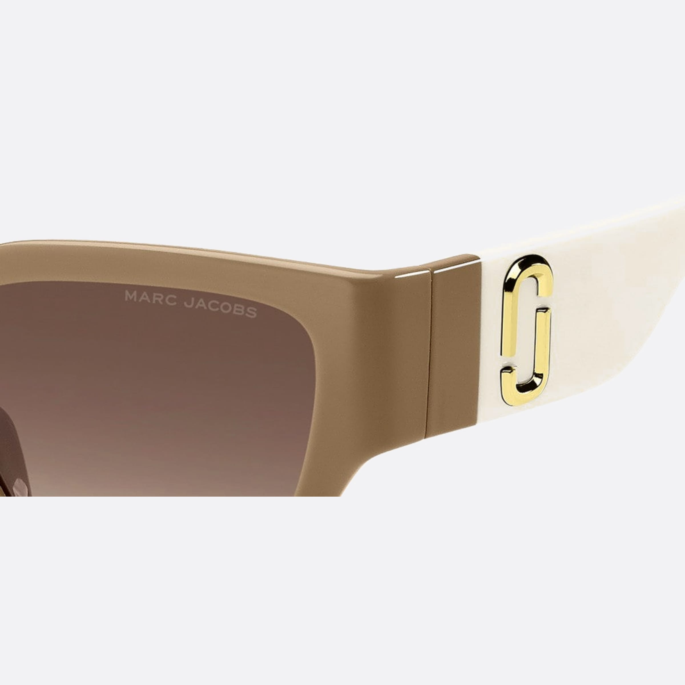 Marc 54mm Jacobs Marc 10a Brown Rectangle Women Sunglasses - Side View