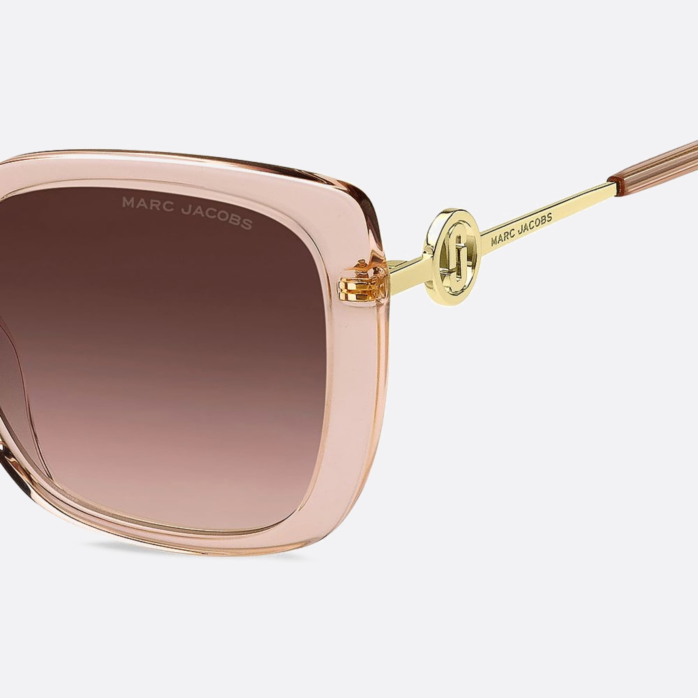 Marc 55mm Jacobs Marc 35j Pink Rectangle Women Sunglasses - Detail View