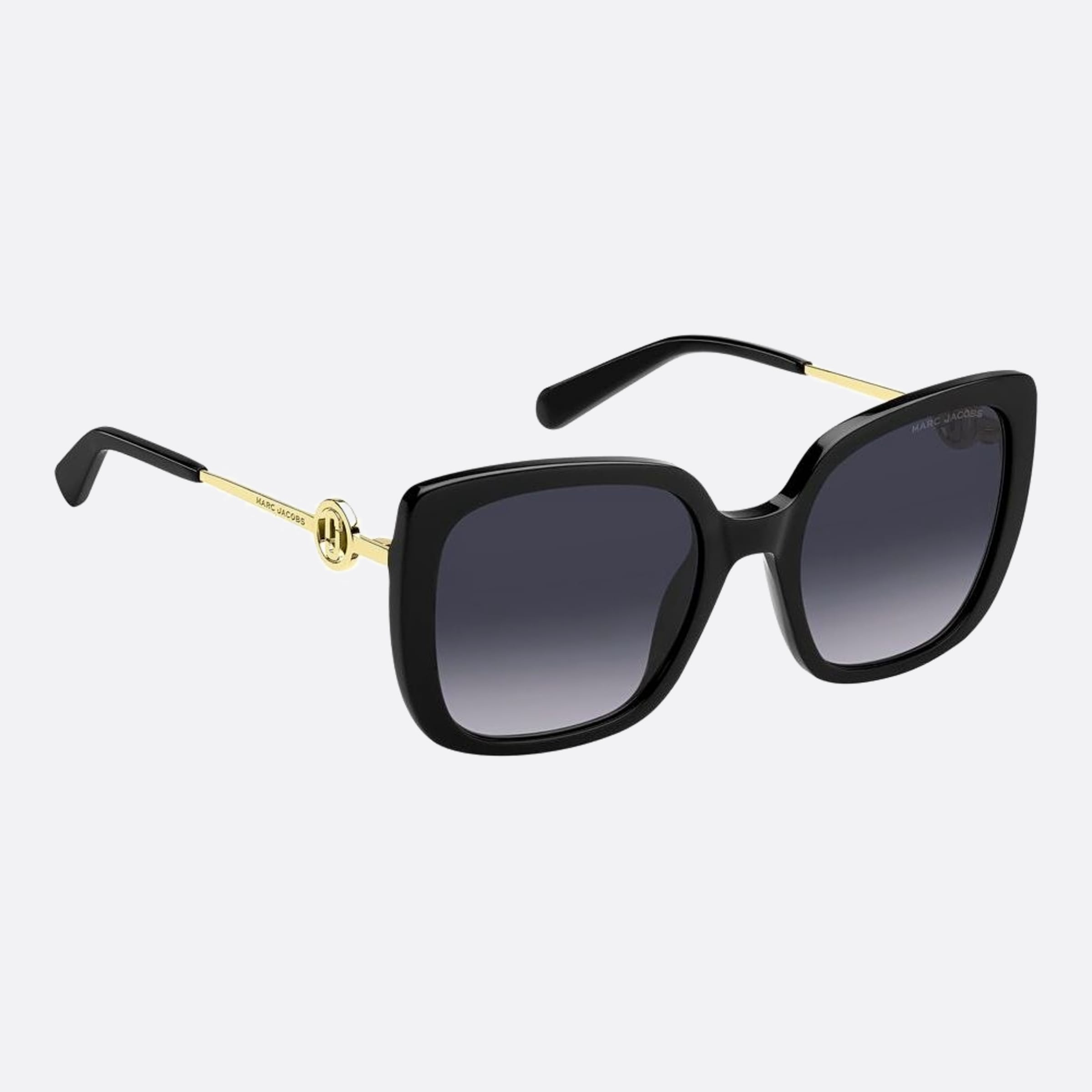 Marc 55mm Jacobs Marc Black Rectangle Women Sunglasses - Detail View