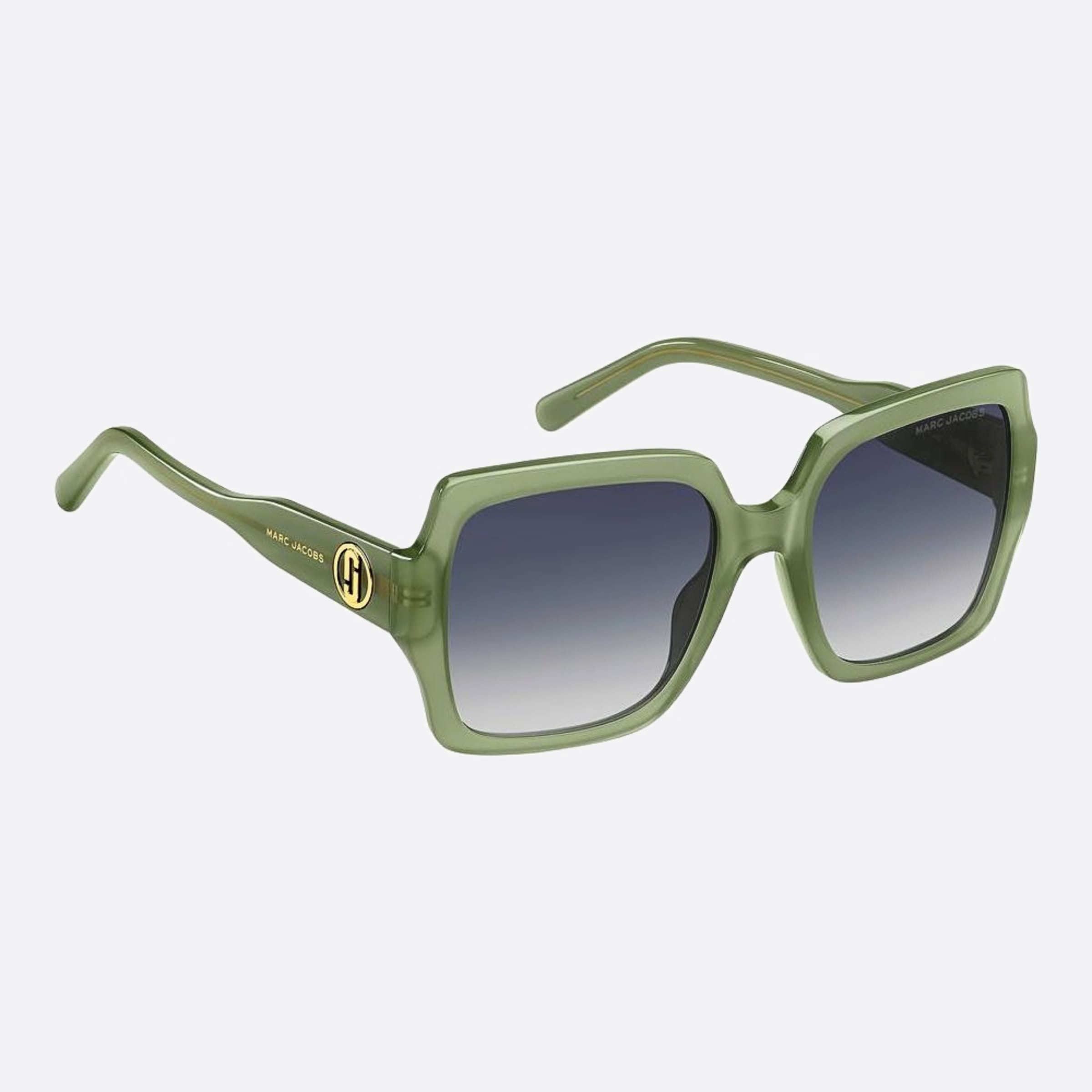 Marc 55mm Jacobs Marc 1ed Green Rectangle Women Sunglasses - Detail View