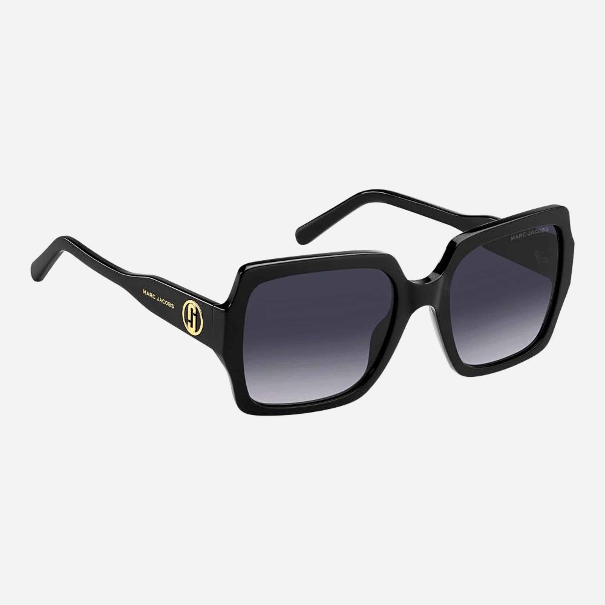 Marc 55mm Jacobs Marc Black Rectangle Women Sunglasses - Lifestyle Shot