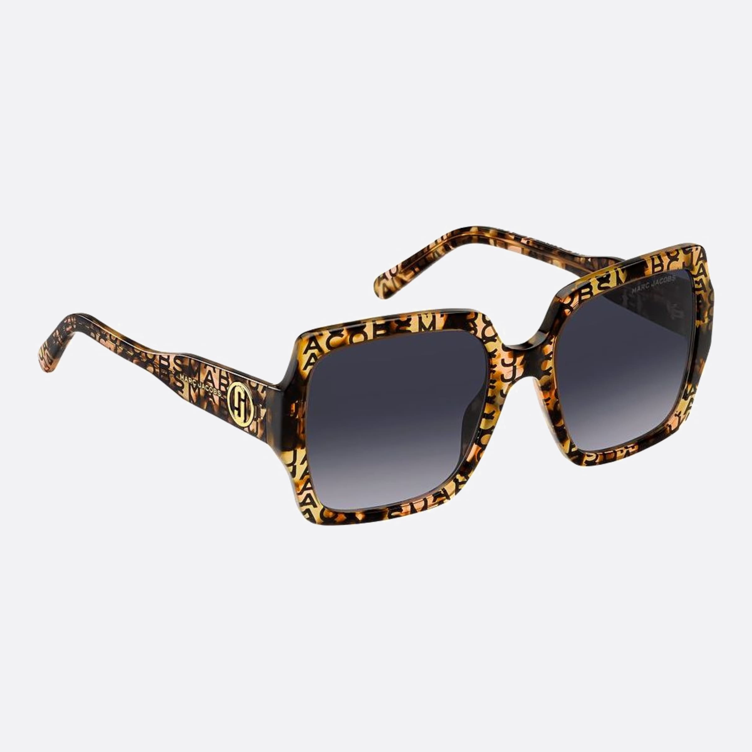 Marc 55mm Jacobs Marc H7p Havana Rectangle Women Sunglasses - Lifestyle Shot