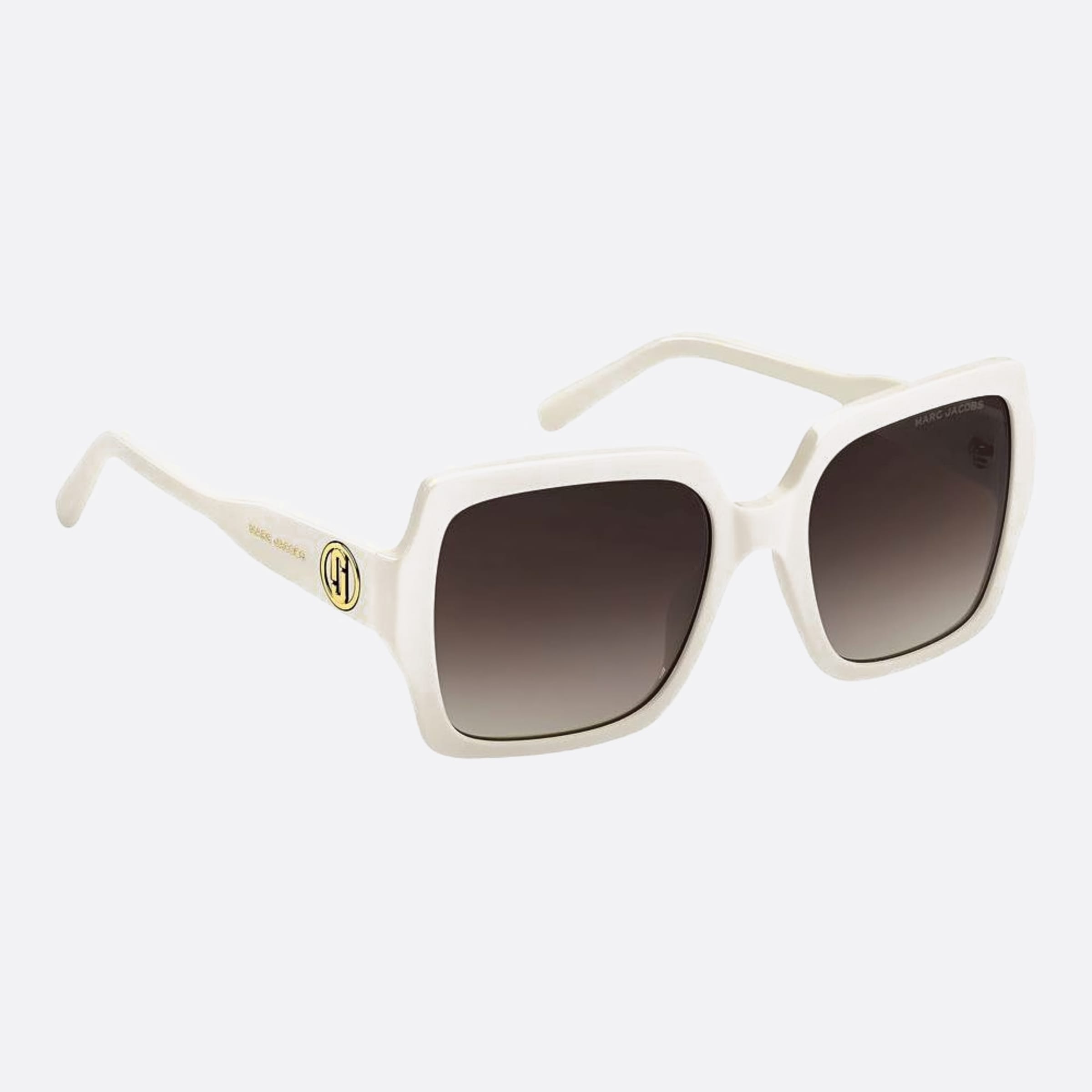 Marc 55mm Jacobs Marc Szj White Rectangle Women Sunglasses - Lifestyle Shot