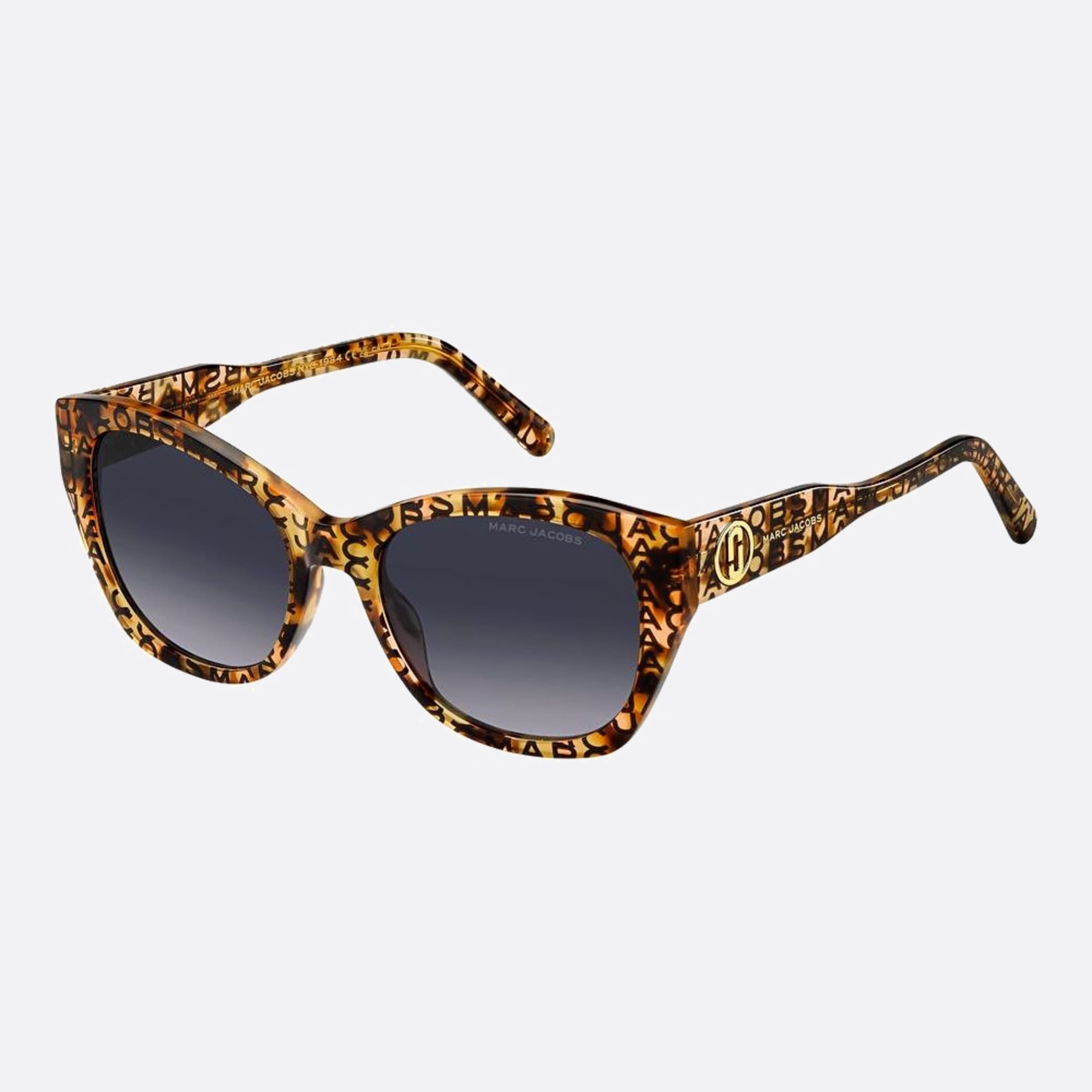 Marc 55mm Jacobs Marc H7p Havana Pantos Women Sunglasses - Side View