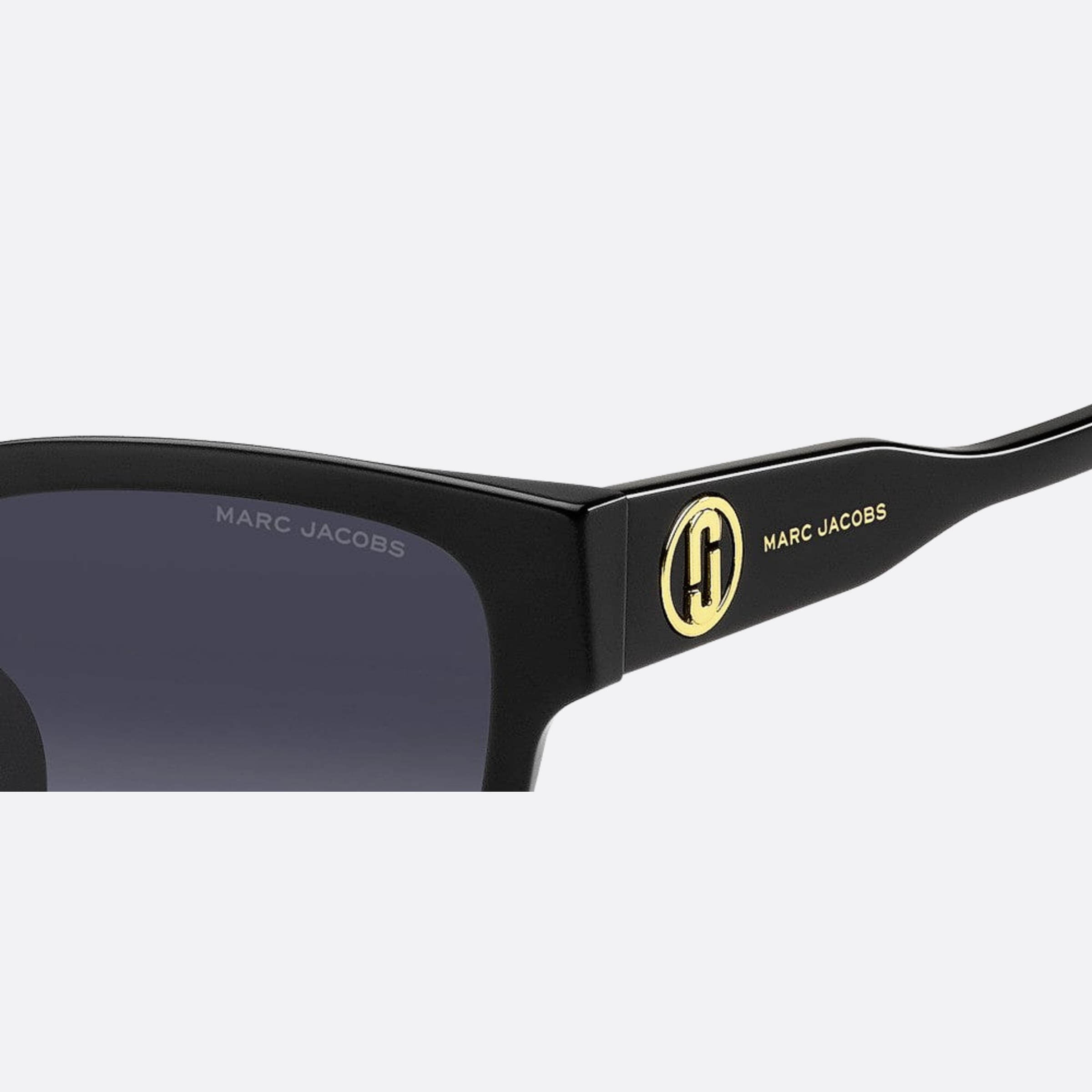 Marc 54mm Jacobs Marc Black Rectangle Women Sunglasses - Detail View