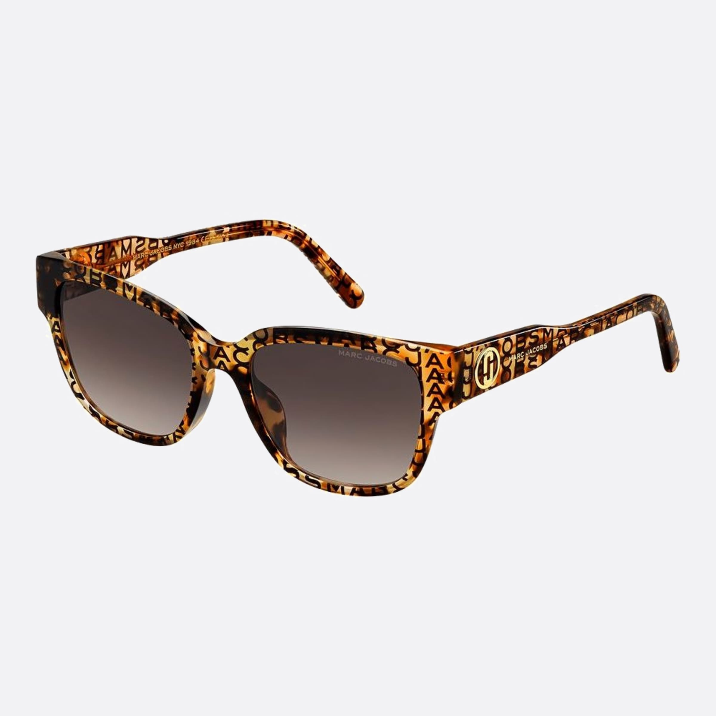 Marc 54mm Jacobs Marc H7p Havana Rectangle Women Sunglasses - Side View