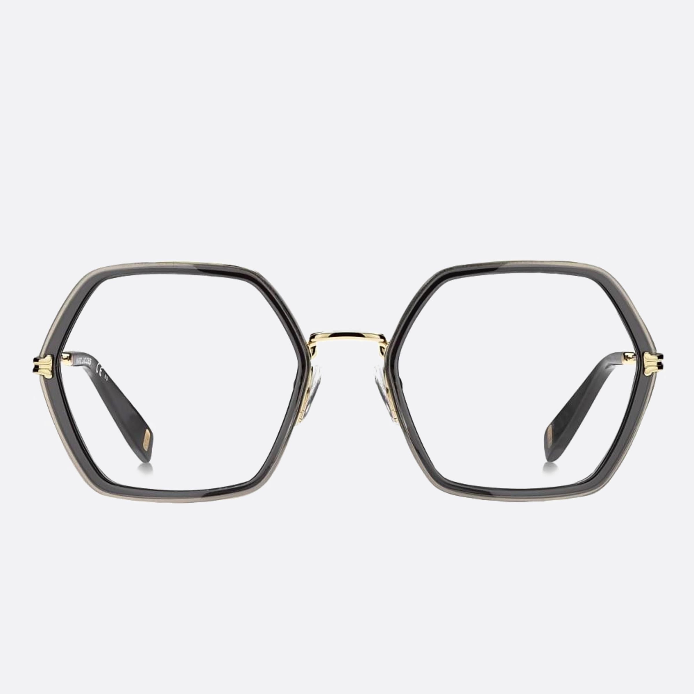 Marc 53mm Jacobs Kb7 Grey Geometric Women Eyeglasses - Main View