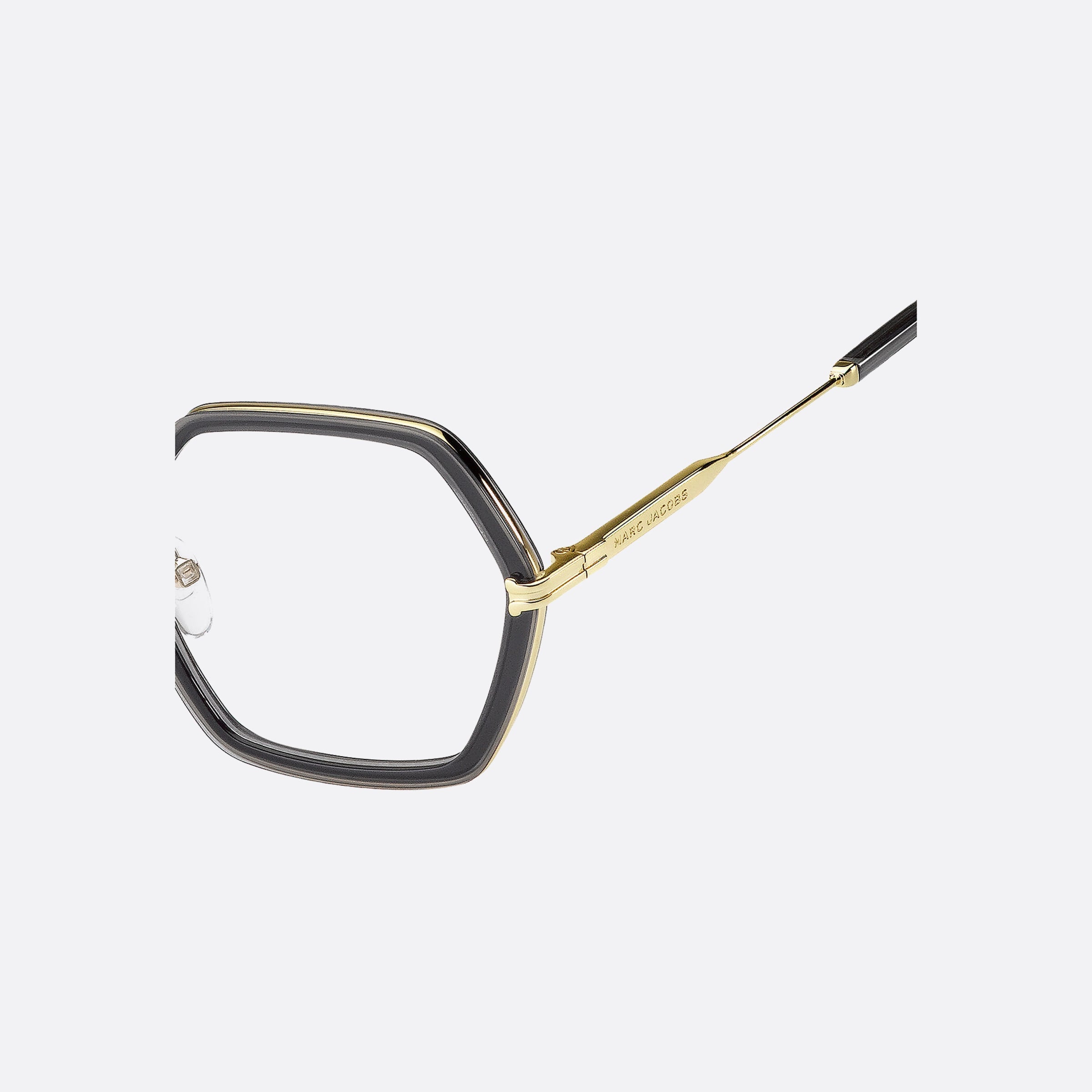 Marc 53mm Jacobs Kb7 Grey Geometric Women Eyeglasses - Detail View