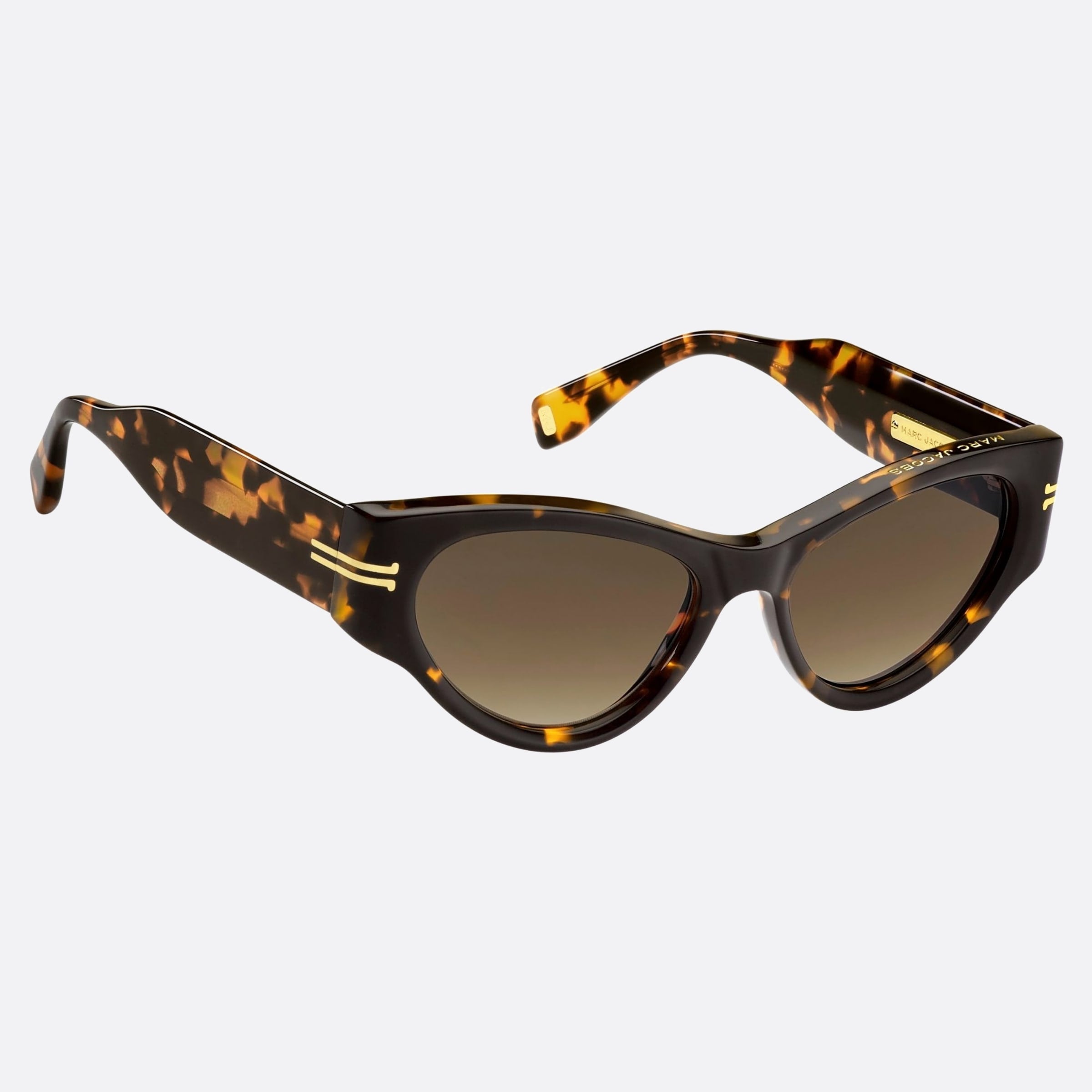 Marc 53mm Jacobs Havana Cat Eye Women Sunglasses - Detail View
