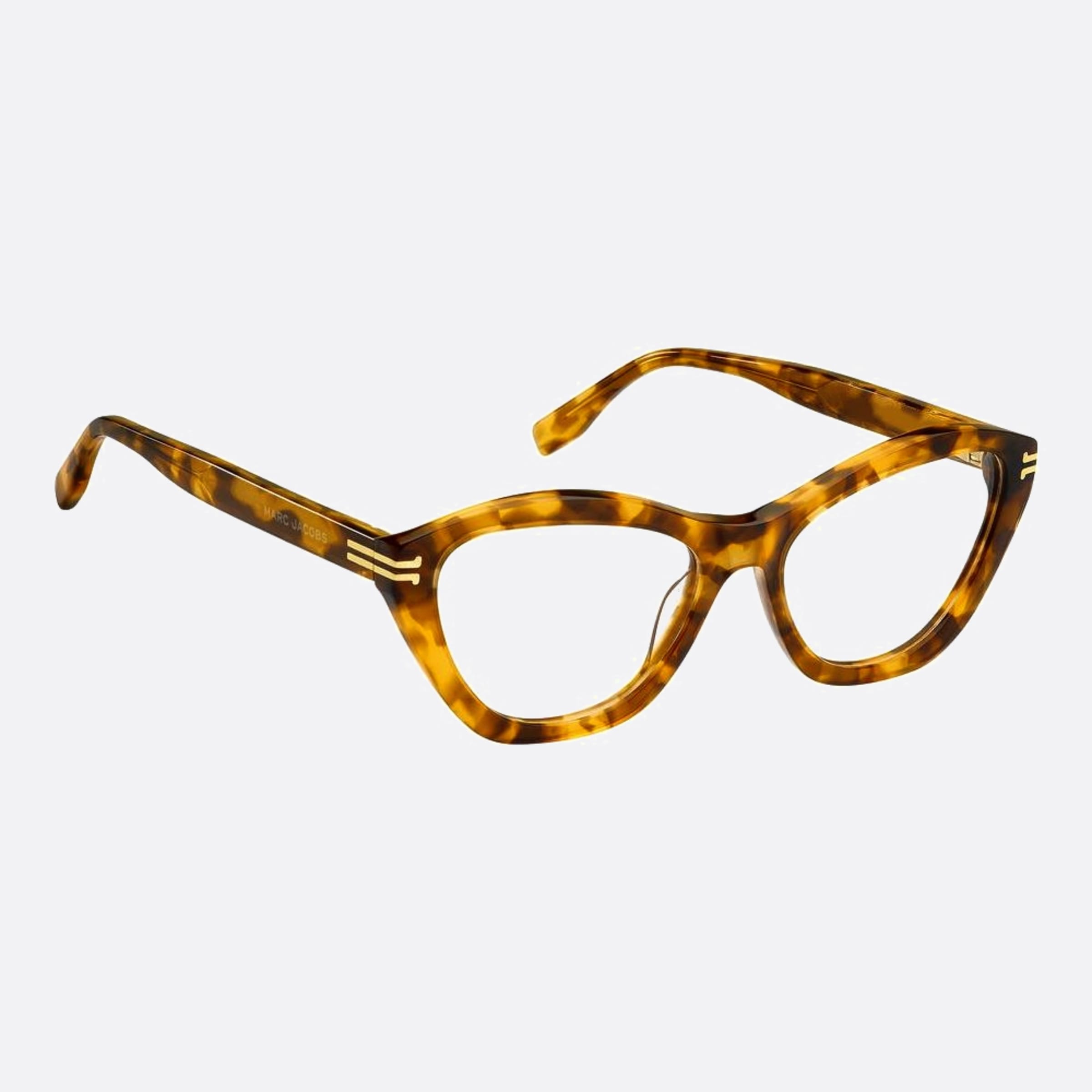 Marc 53mm Jacobs A84 Yellow Squared Women Eyeglasses - Detail View