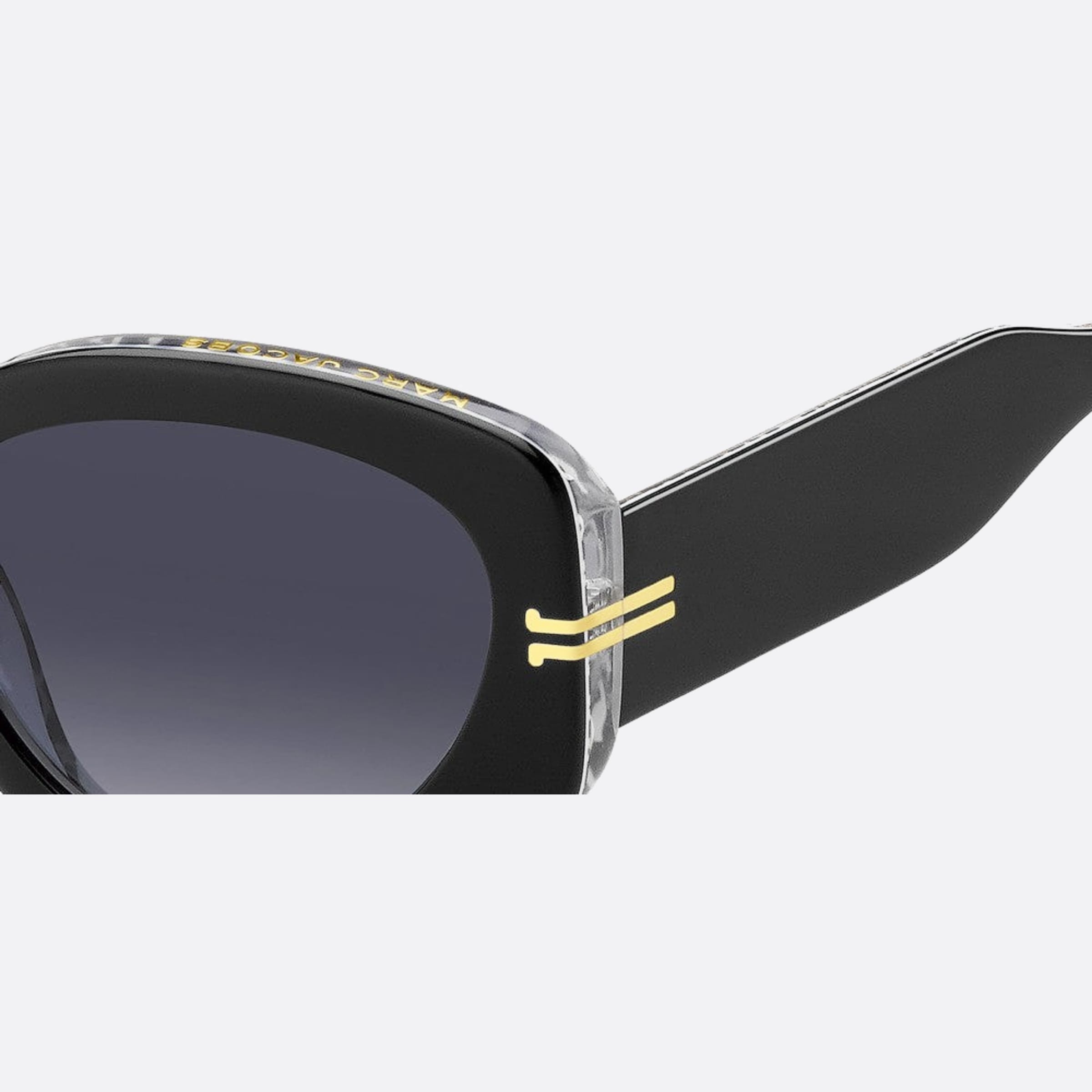 Marc 56mm Jacobs Tay Black Oval Women Sunglasses - Detail View
