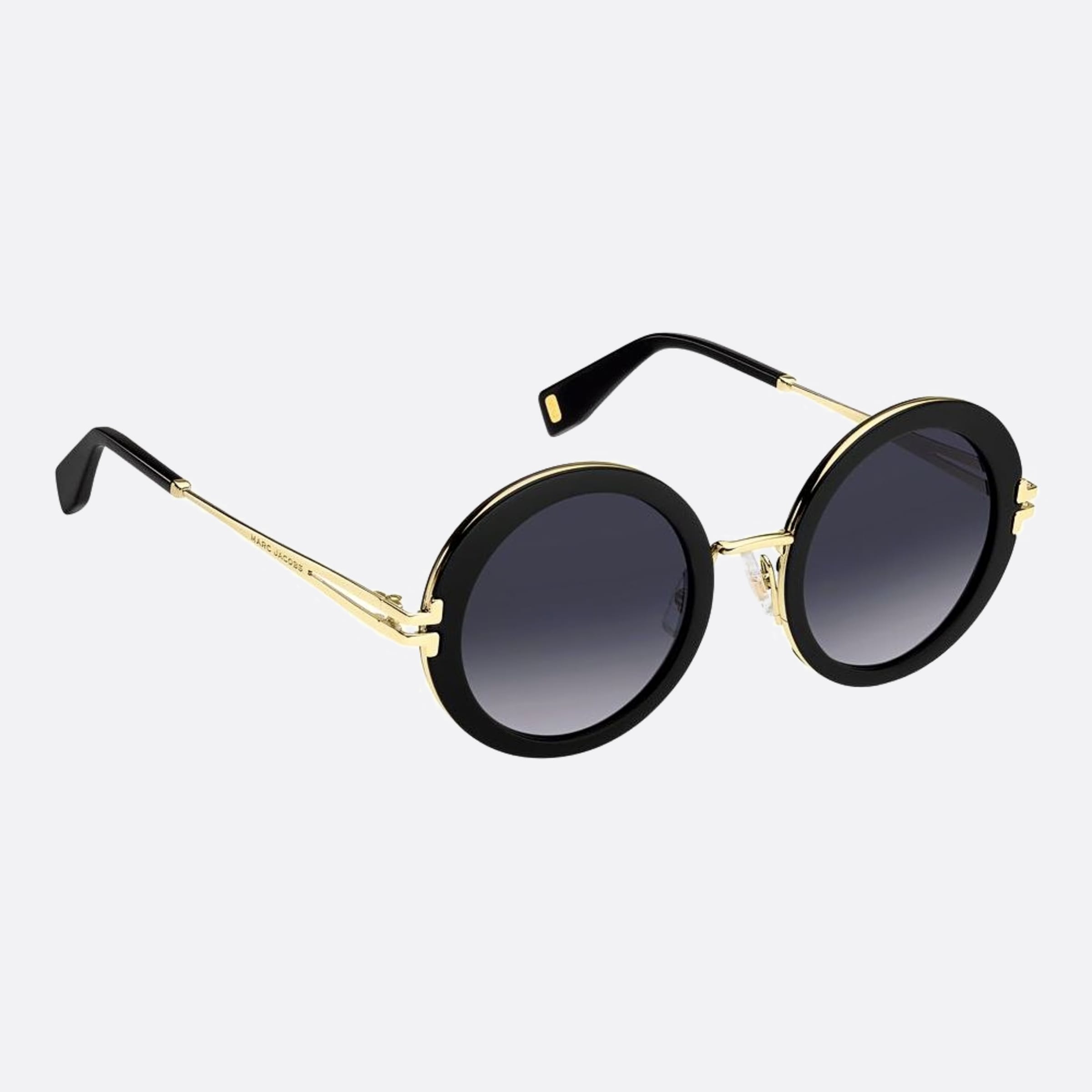 Marc 50mm Jacobs Black Round Women Sunglasses - Lifestyle Shot