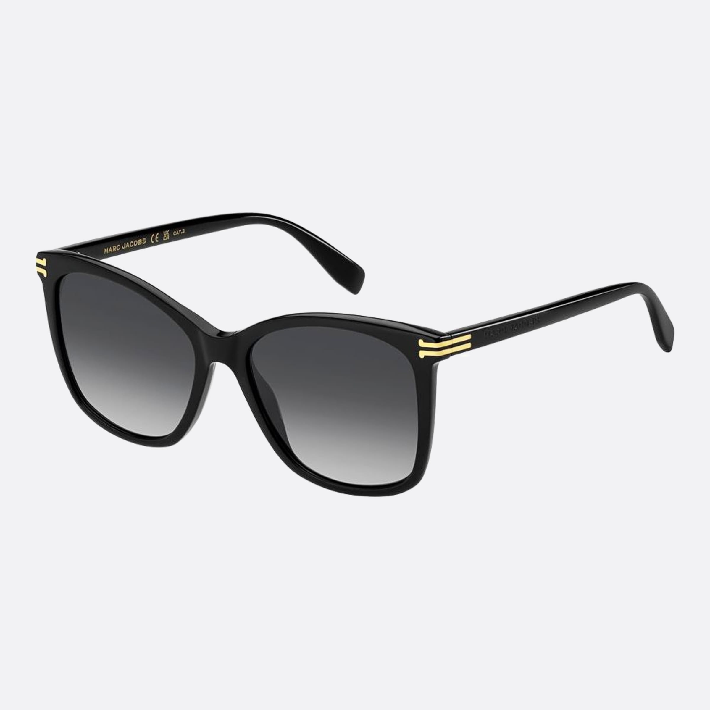 Marc 54mm Jacobs Black Butterfly Women Sunglasses - Side View