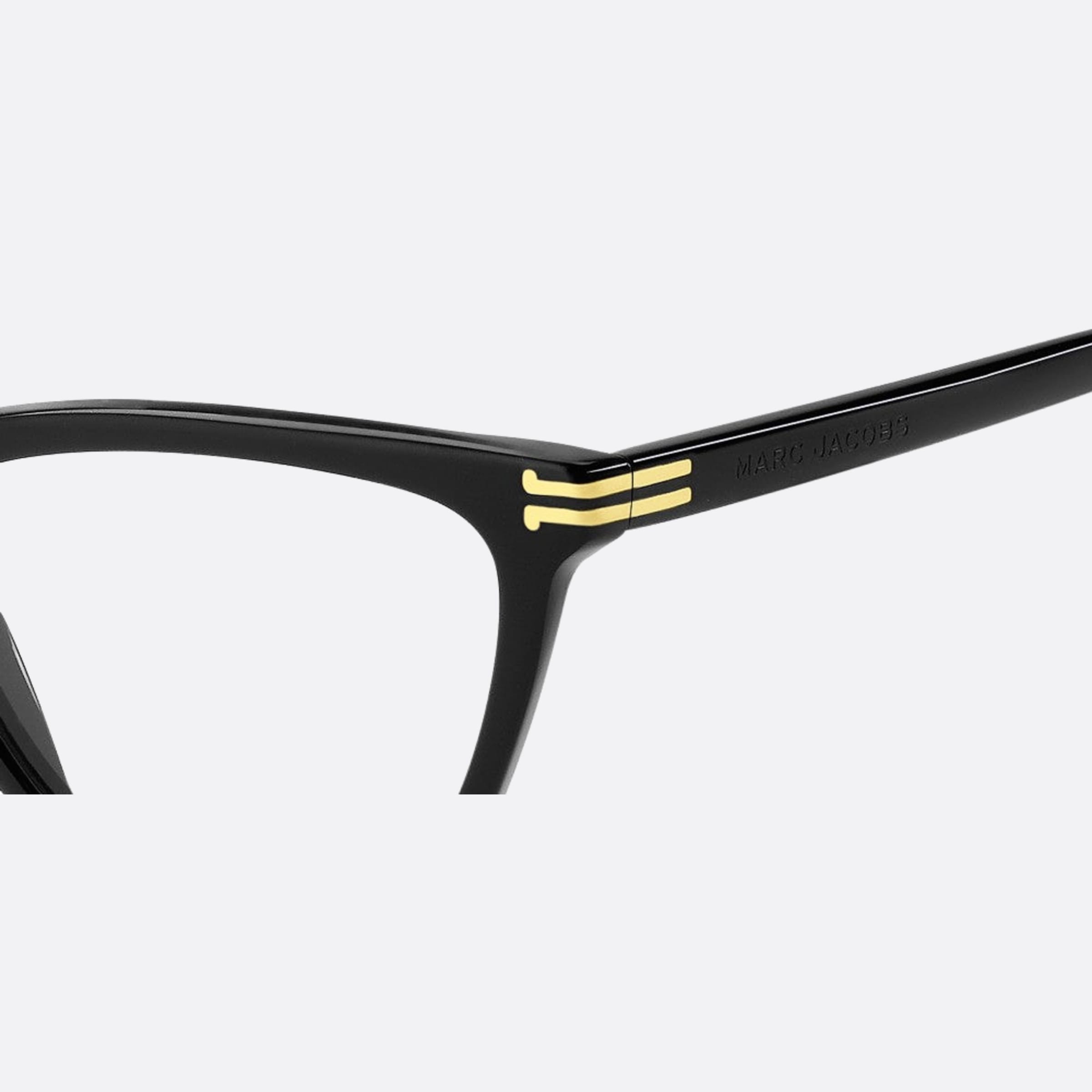 Marc 54mm Jacobs Black Rectangle Women Eyeglasses - Detail View