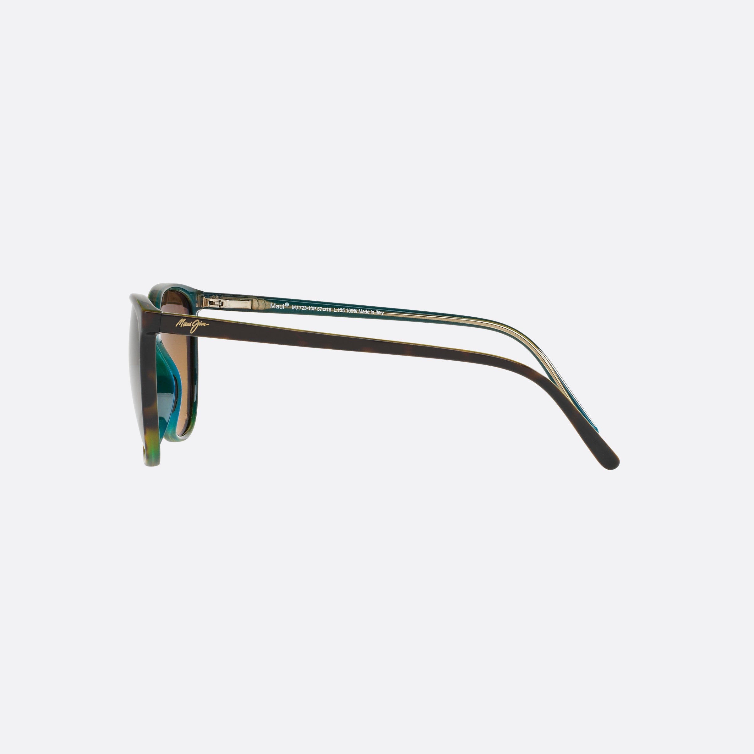 Maui 57mm Jim Ocean Tortoise Cat Eye Polarized Women Sunglasses - Detail View