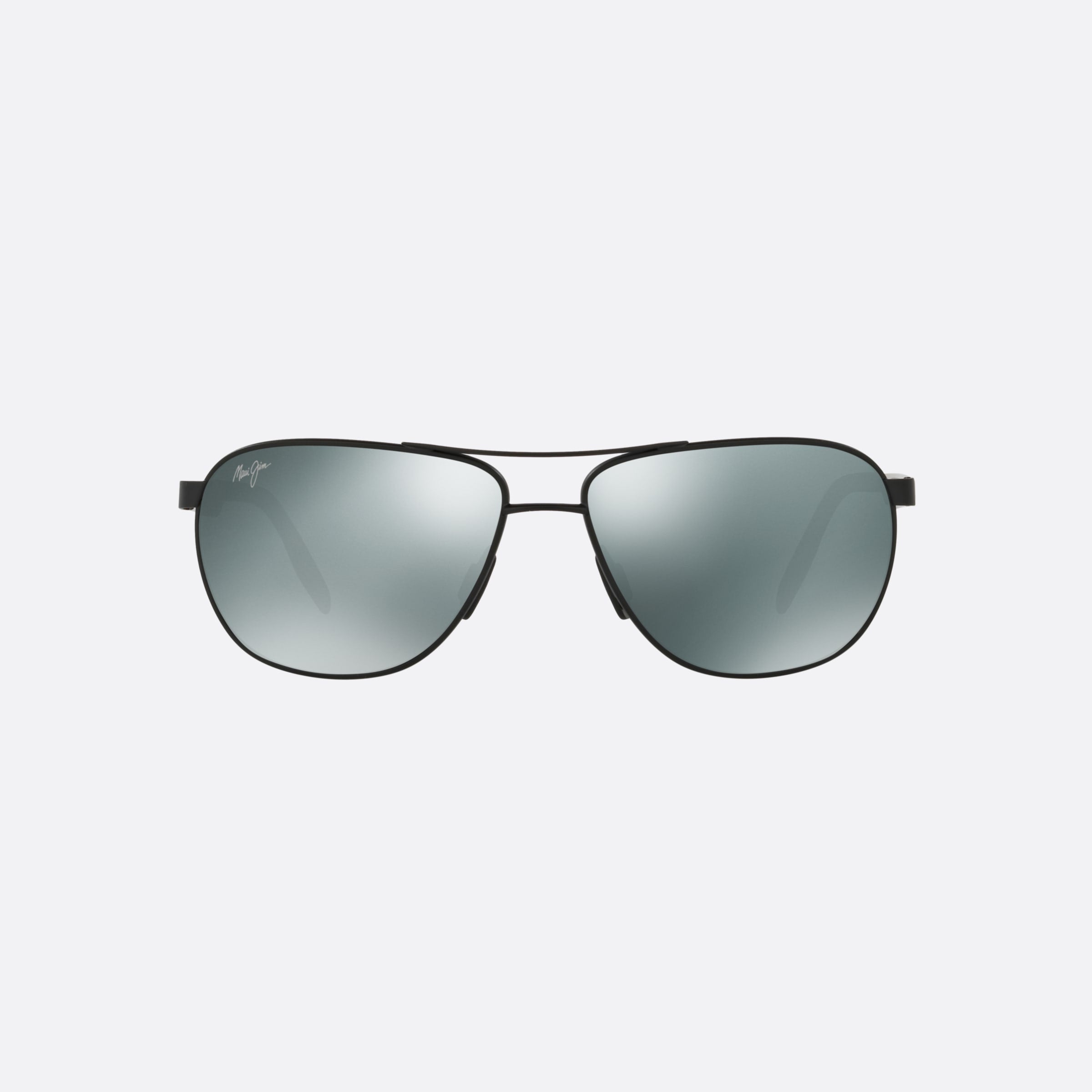 Maui 61mm Jim Castles Black Pilot Polarized Unisex Sunglasses - Lifestyle Shot