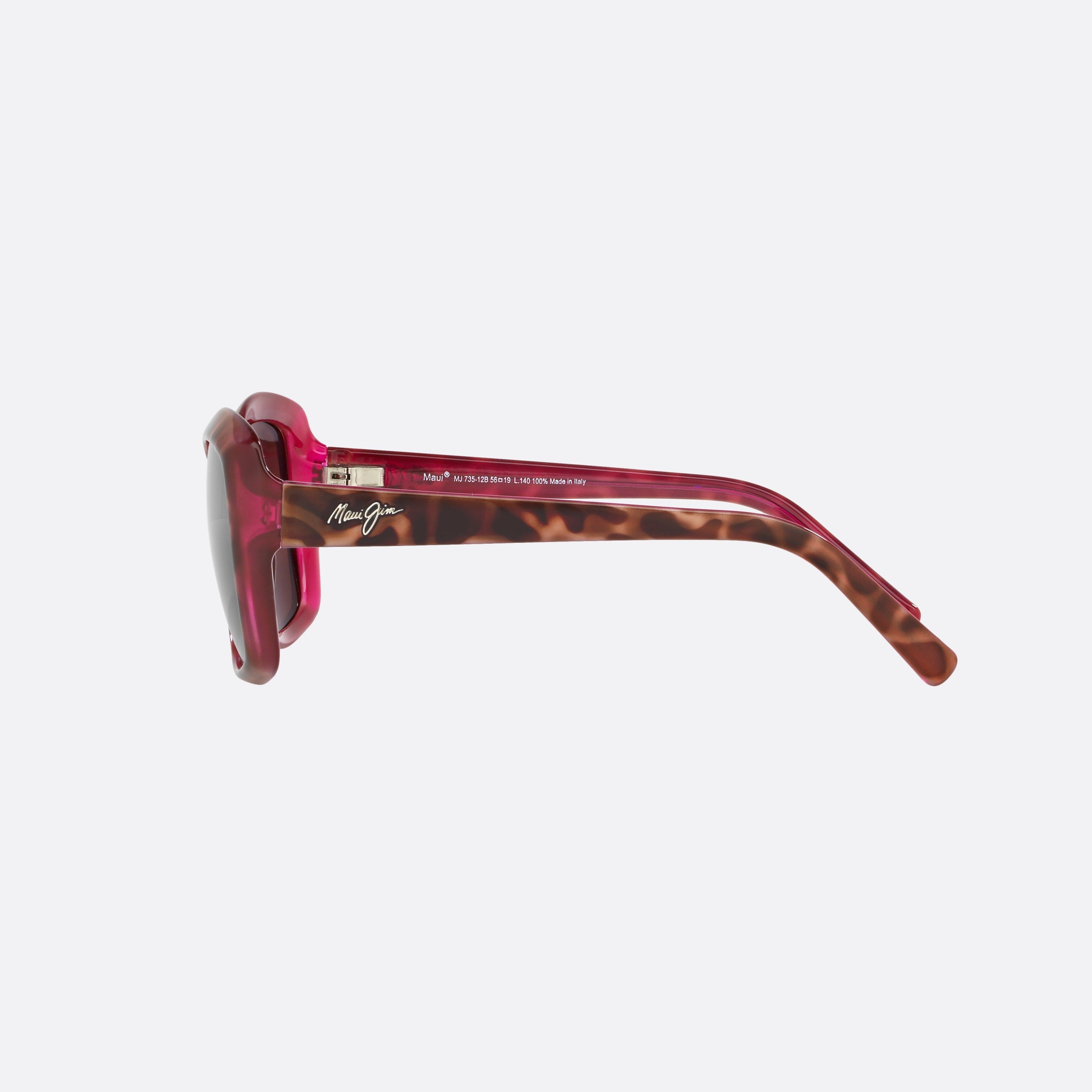 Maui 56mm Jim Orchid Tortoise Butterfly Polarized Women Sunglasses - Detail View
