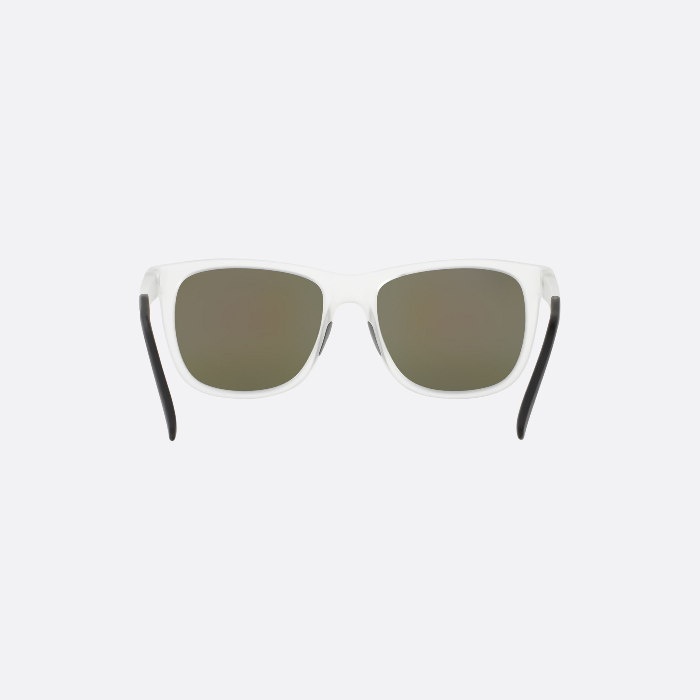 Maui 53mm Jim Tail Slide Transparent Rectangular Polarized Unisex Sunglasses - Side View