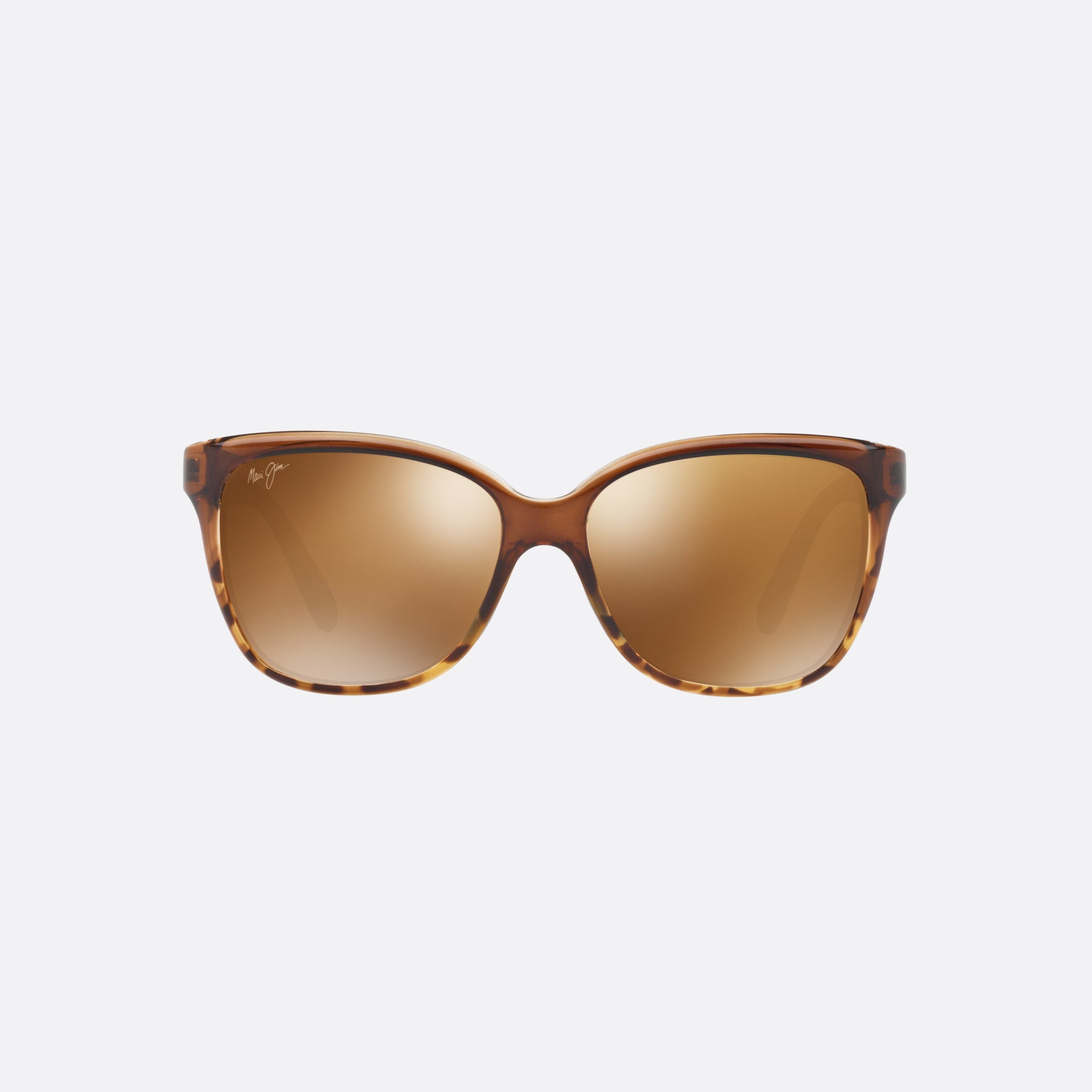 Maui 56mm Jim 744starfish 01t Brown Cat Eye Polarized Women Sunglasses - Side View