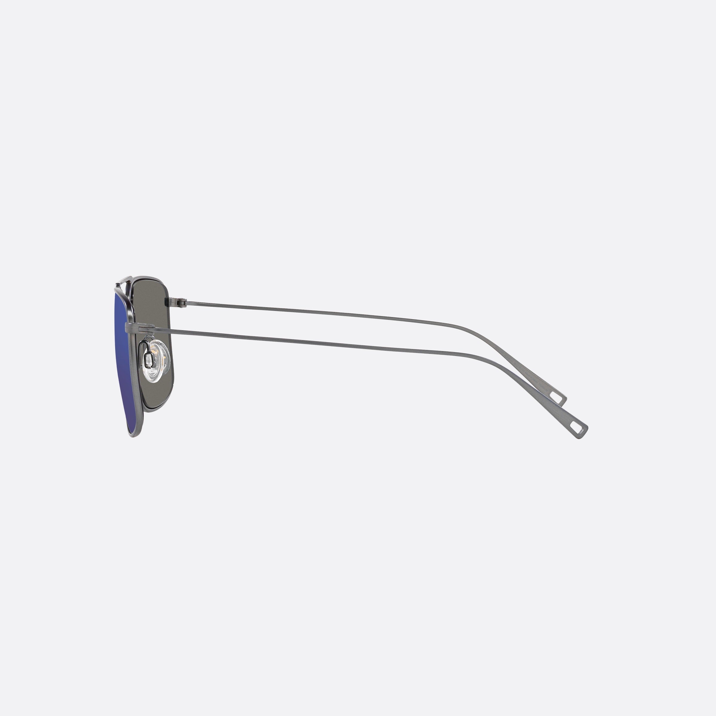 Maui 55mm Jim Aeko Grey Rectangle Polarized Men Sunglasses - Detail View