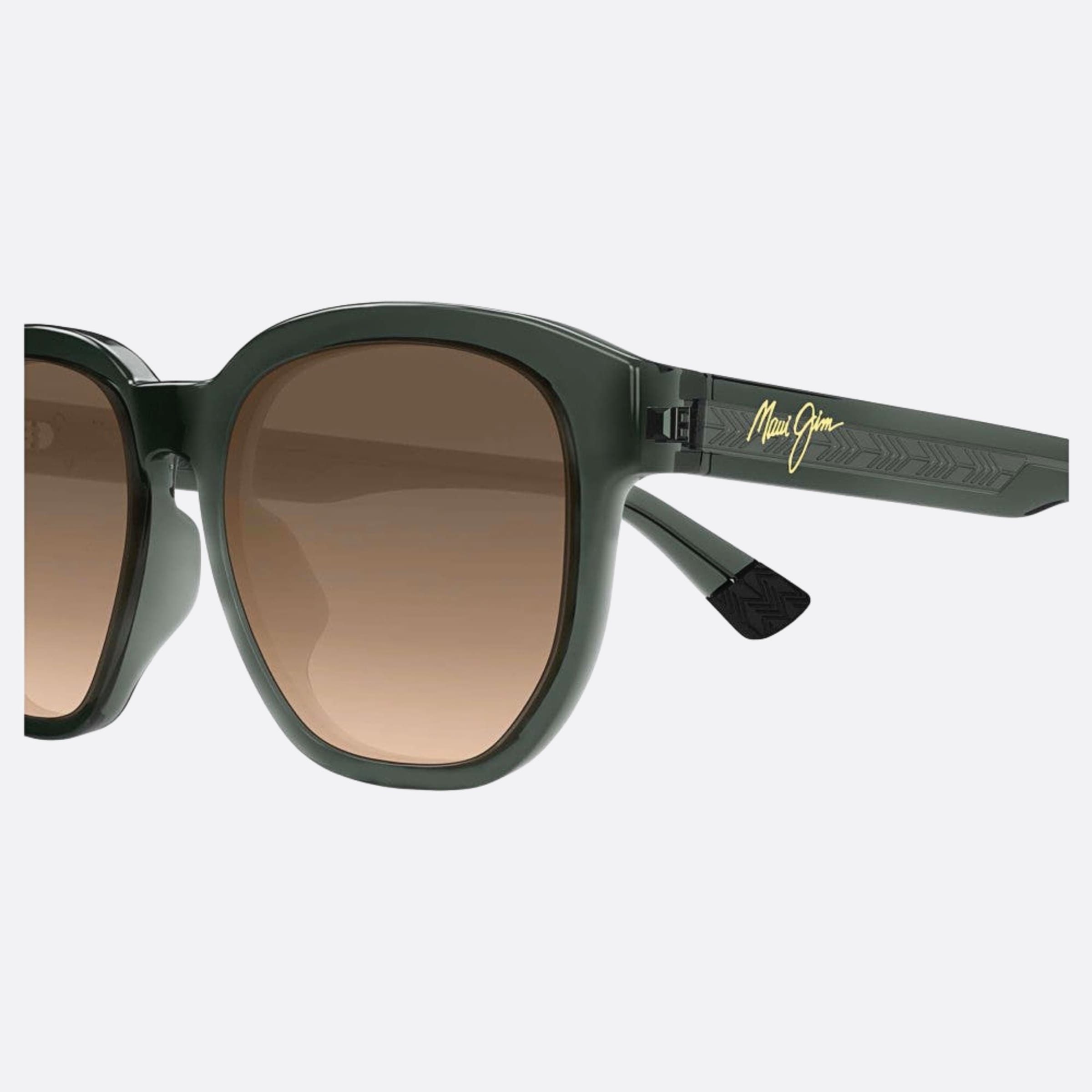 Maui 56mm Jim Akahai Hs646 Grey Geometric Polarized Men Sunglasses - Detail View