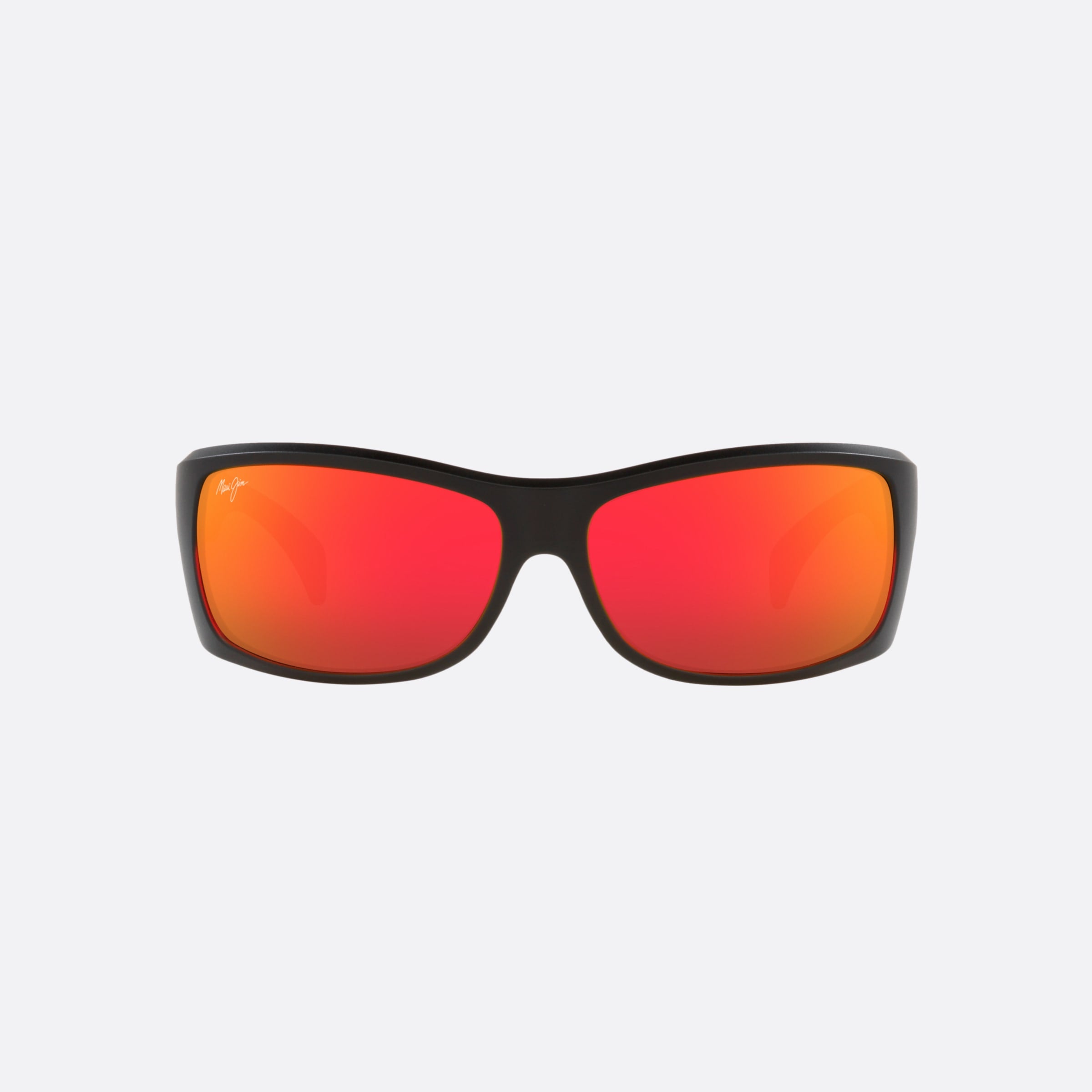 Maui 64mm Jim Equator Black Rectangular Polarized Unisex Sunglasses - Lifestyle Shot