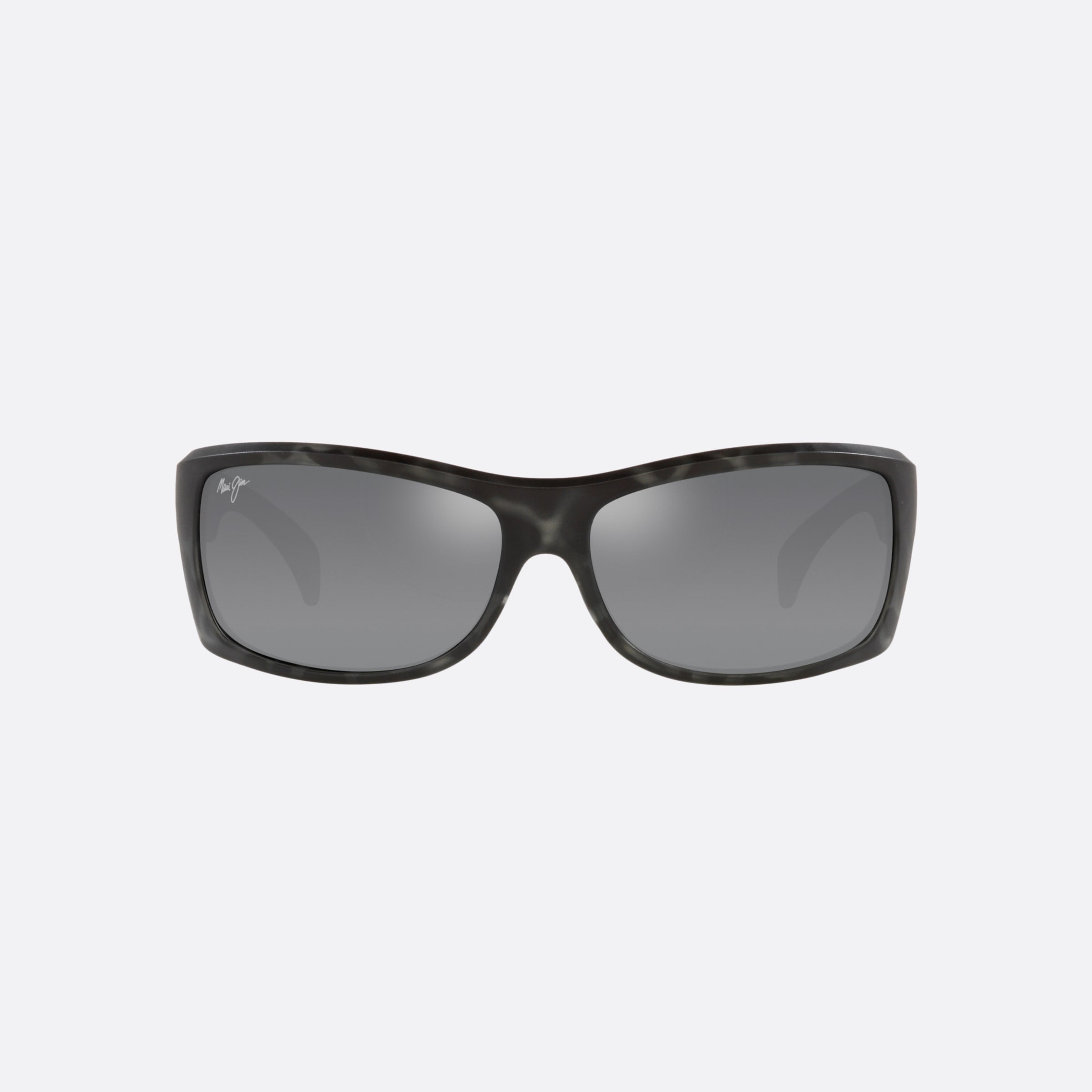 Maui 64mm Jim Equator Gray Rectangular Polarized Unisex Sunglasses - Lifestyle Shot