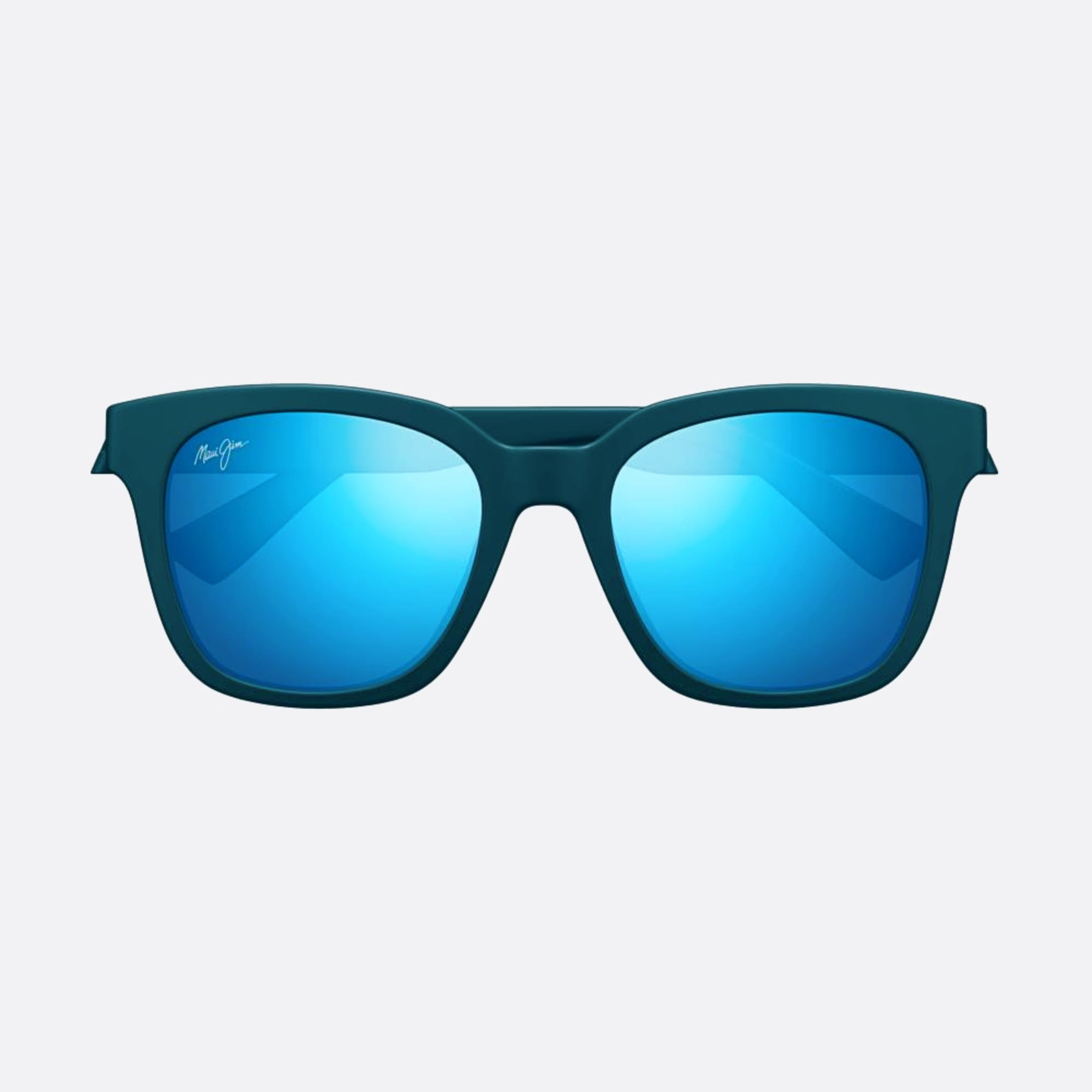 Maui 55mm Jim Honua B653 Blue Squared Polarized Unisex Sunglasses - Main View