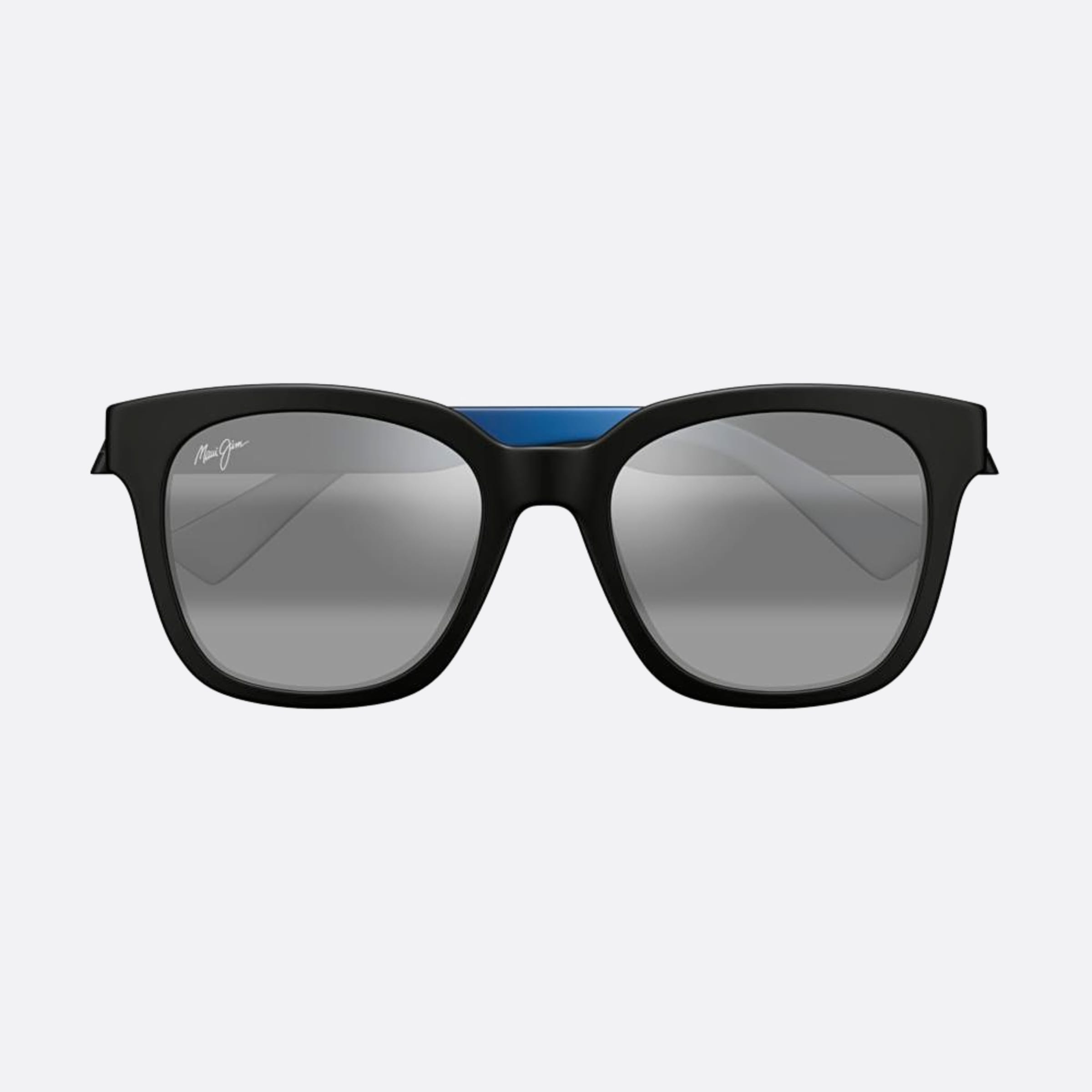 Maui 55mm Jim Honua H653 Black Squared Polarized Unisex Sunglasses - Main View