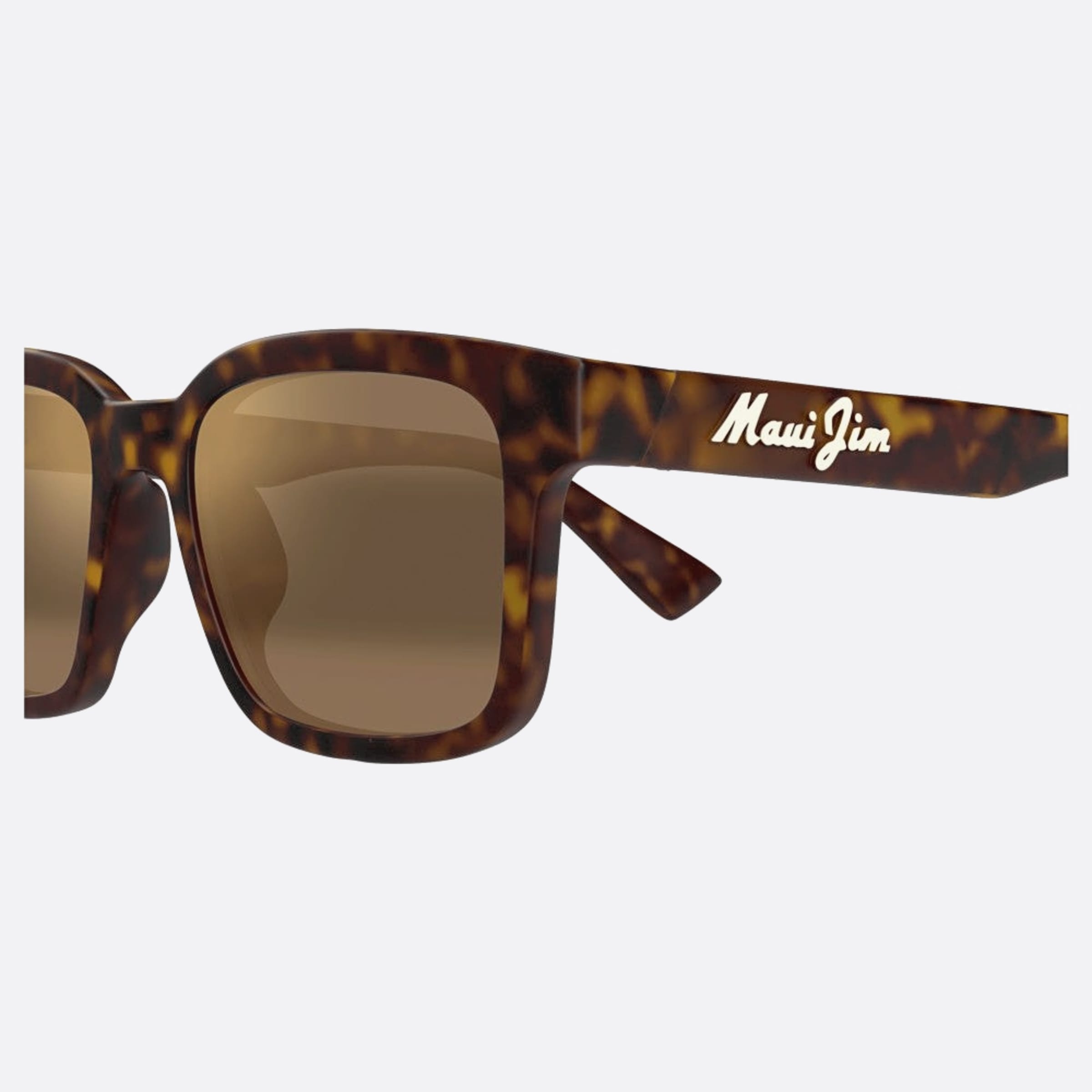 Maui 54mm Jim Mj0659sa Hvbr Havana Squared Polarized Men Sunglasses - Detail View
