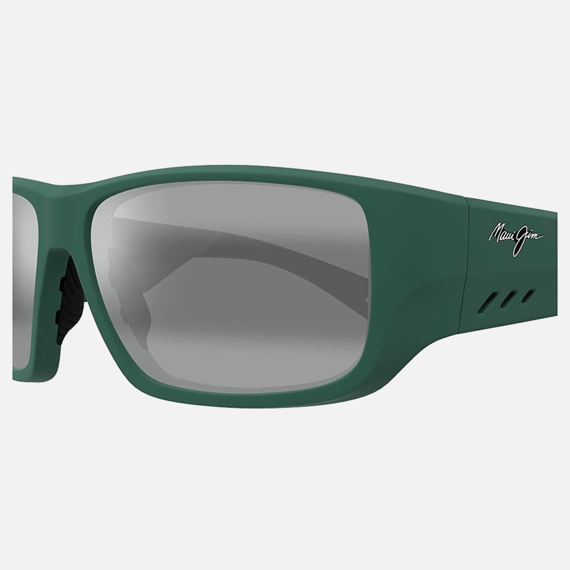 Maui 62mm Jim Mj0664sa Gngy Green Squared Polarized Men Sunglasses - Detail View
