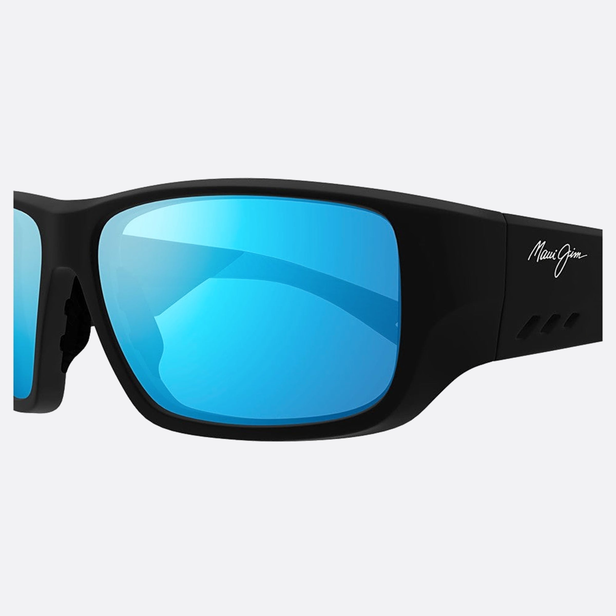Maui 62mm Jim Mj0664sa 4sa Black Squared Men Sunglasses - Detail View
