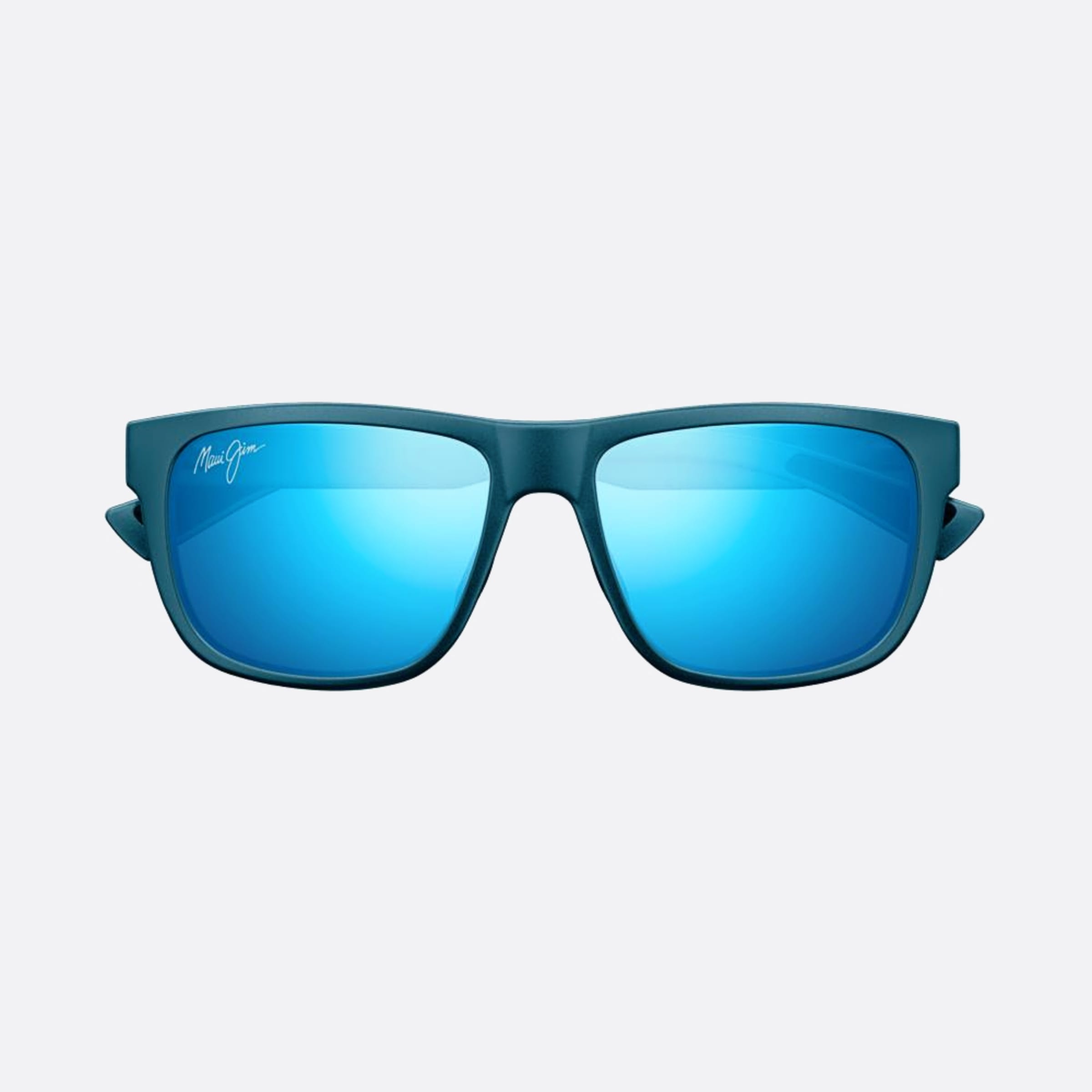 Maui 57mm Jim Blbl Blue Squared Polarized Men Sunglasses - Main View