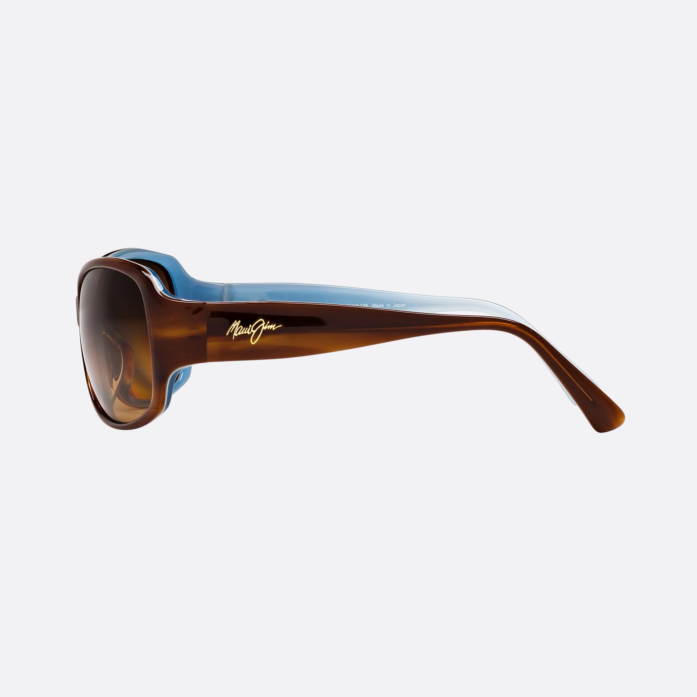 Maui 61mm Jim Nalani Tortoise Square Polarized Women Sunglasses - Detail View
