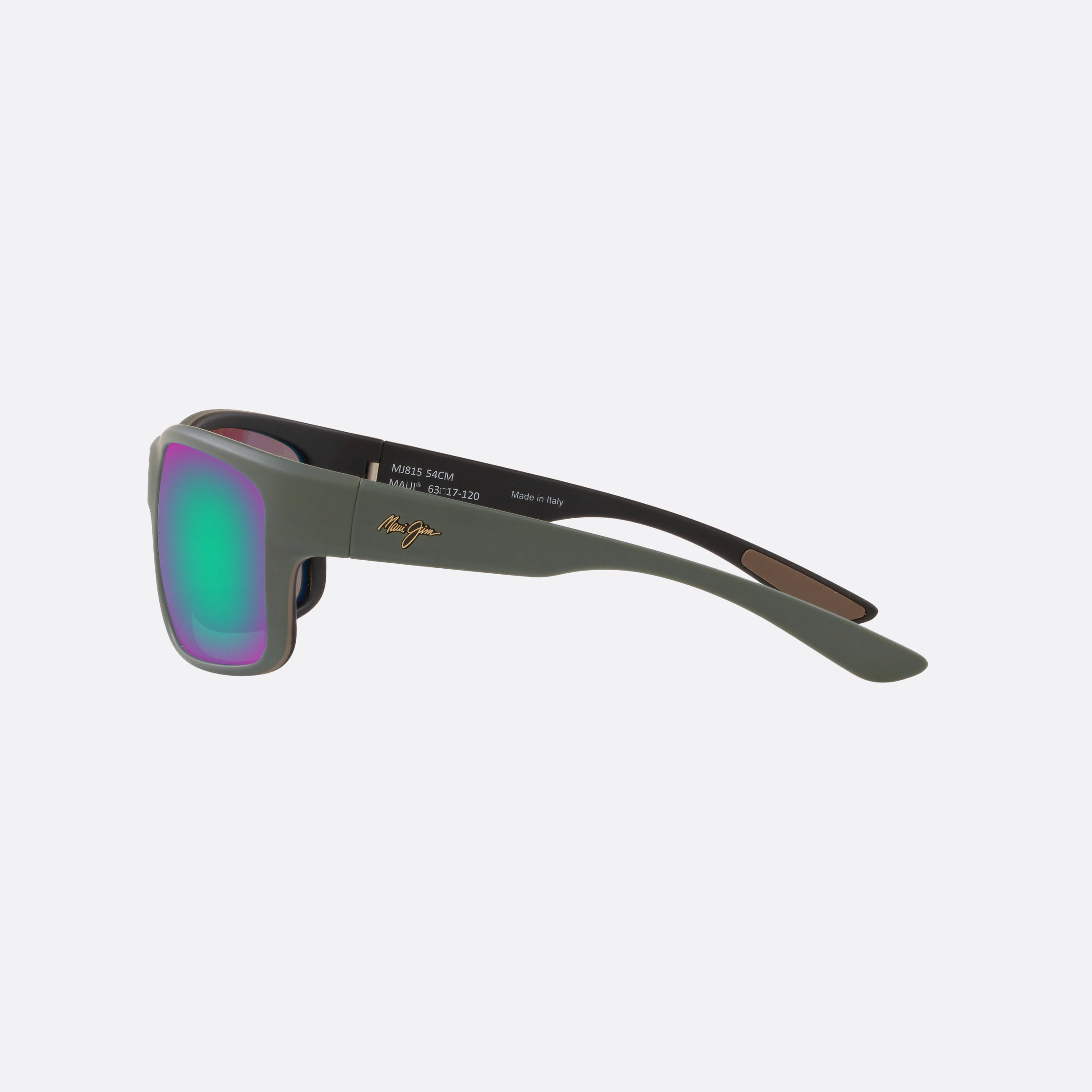 Maui 63mm Jim Southern Cross Gngn Brown Pillow Polarized Men Sunglasses - Detail View