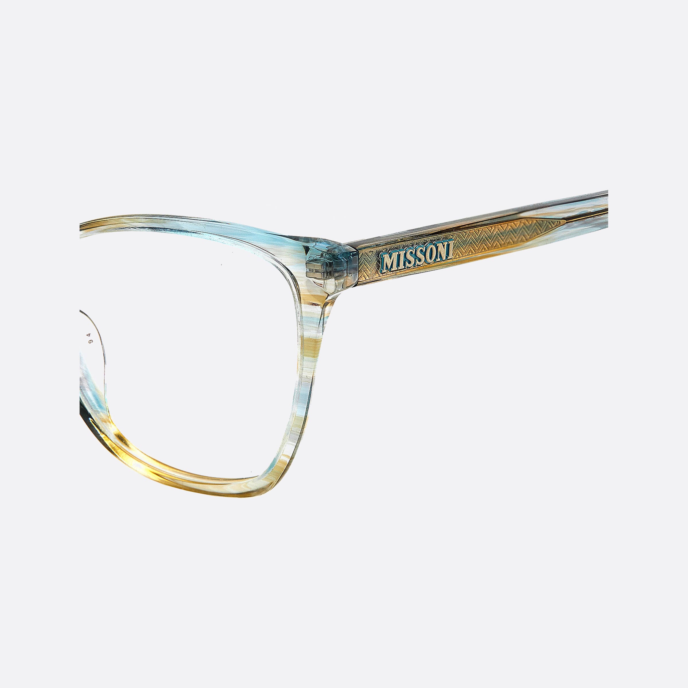 Missoni 53mm Mis Jur Green Squared Women Eyeglasses - Lifestyle Shot