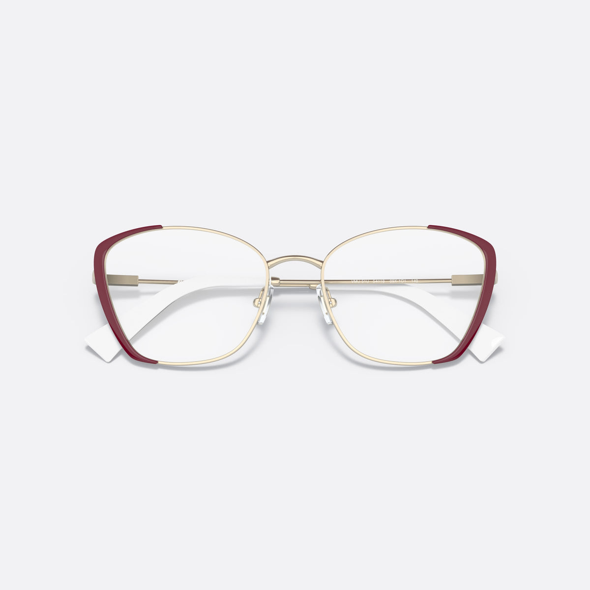Miu Miu MU 51UV 54 eyeglasses, black phantos frame for women, plain metal bridge, brand lettering on the temples