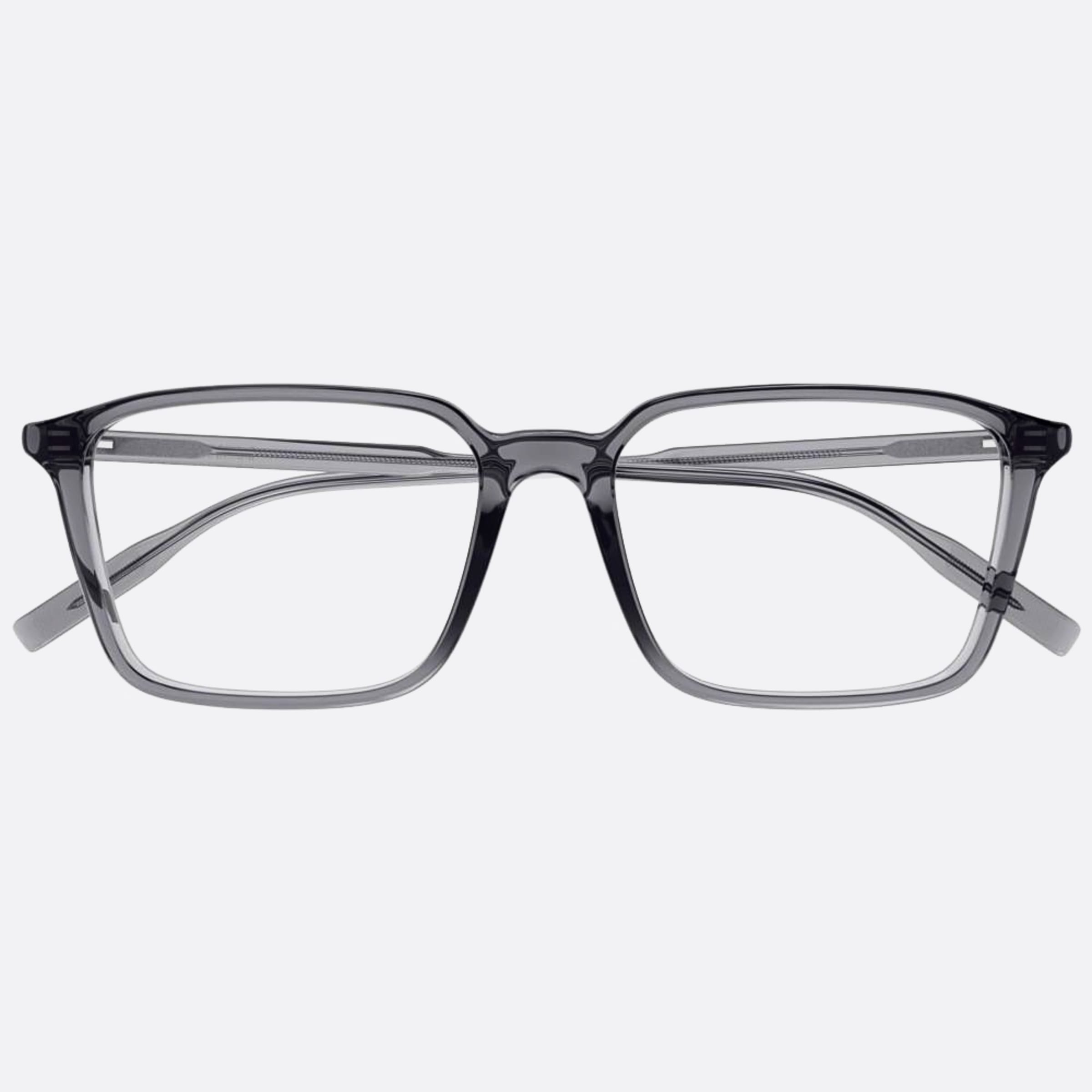Montblanc 54mm Mb0293oa Grey Squared Man Eyeglasses - Main View