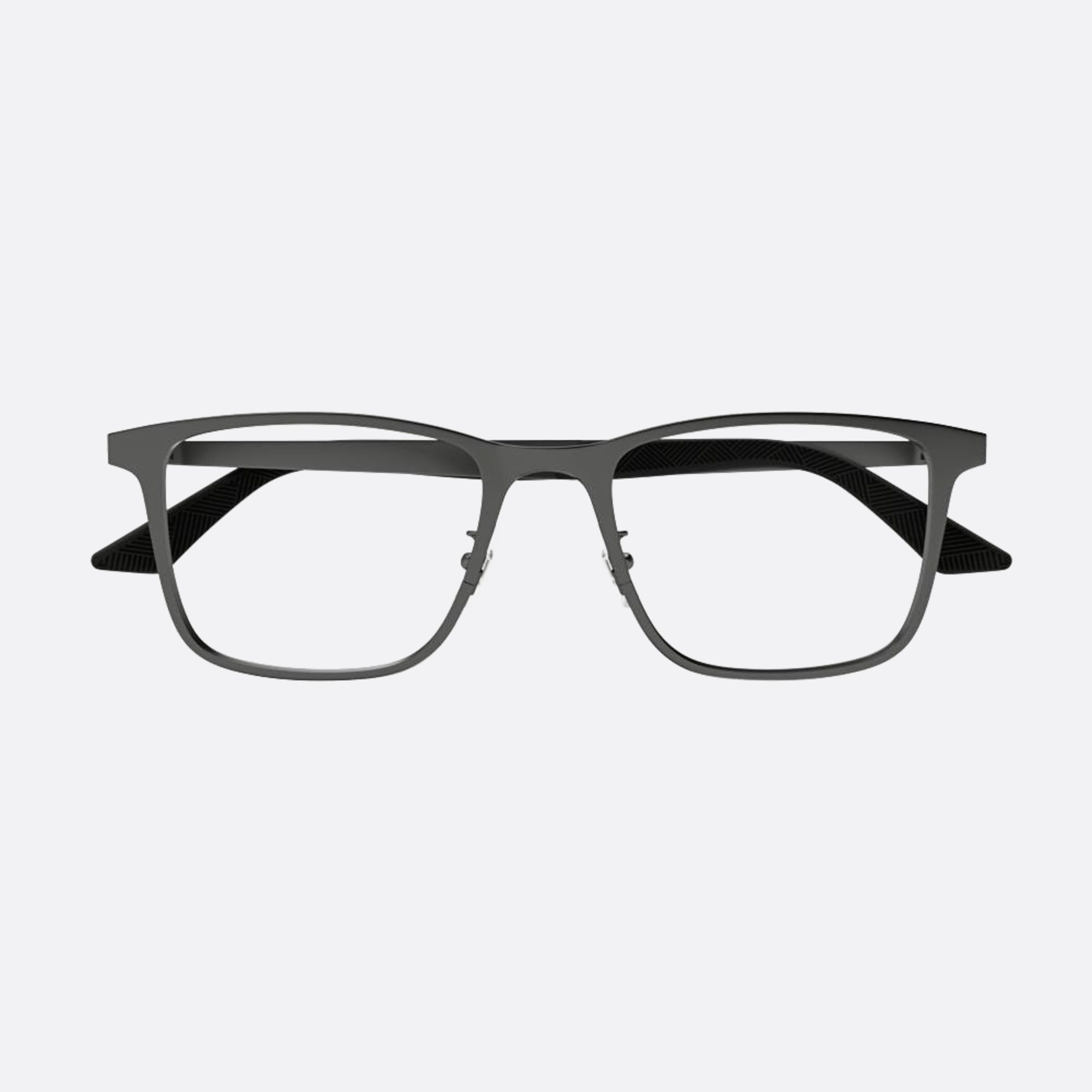 Montblanc 53mm Grey Squared Man Eyeglasses - Main View