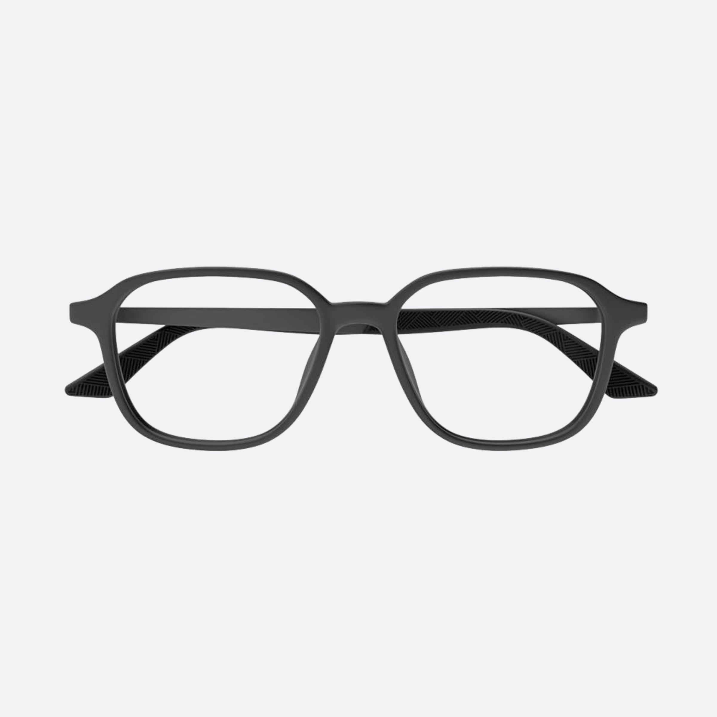 Montblanc 53mm Mb0335oa Black Round Men Eyeglasses - Main View