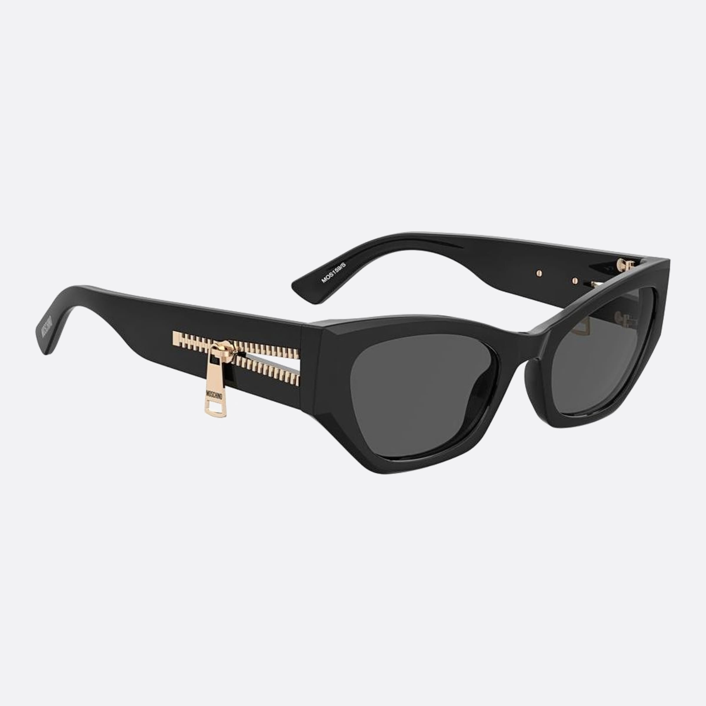 Moschino 55mm Mos159 Black Squared Women Sunglasses - Detail View