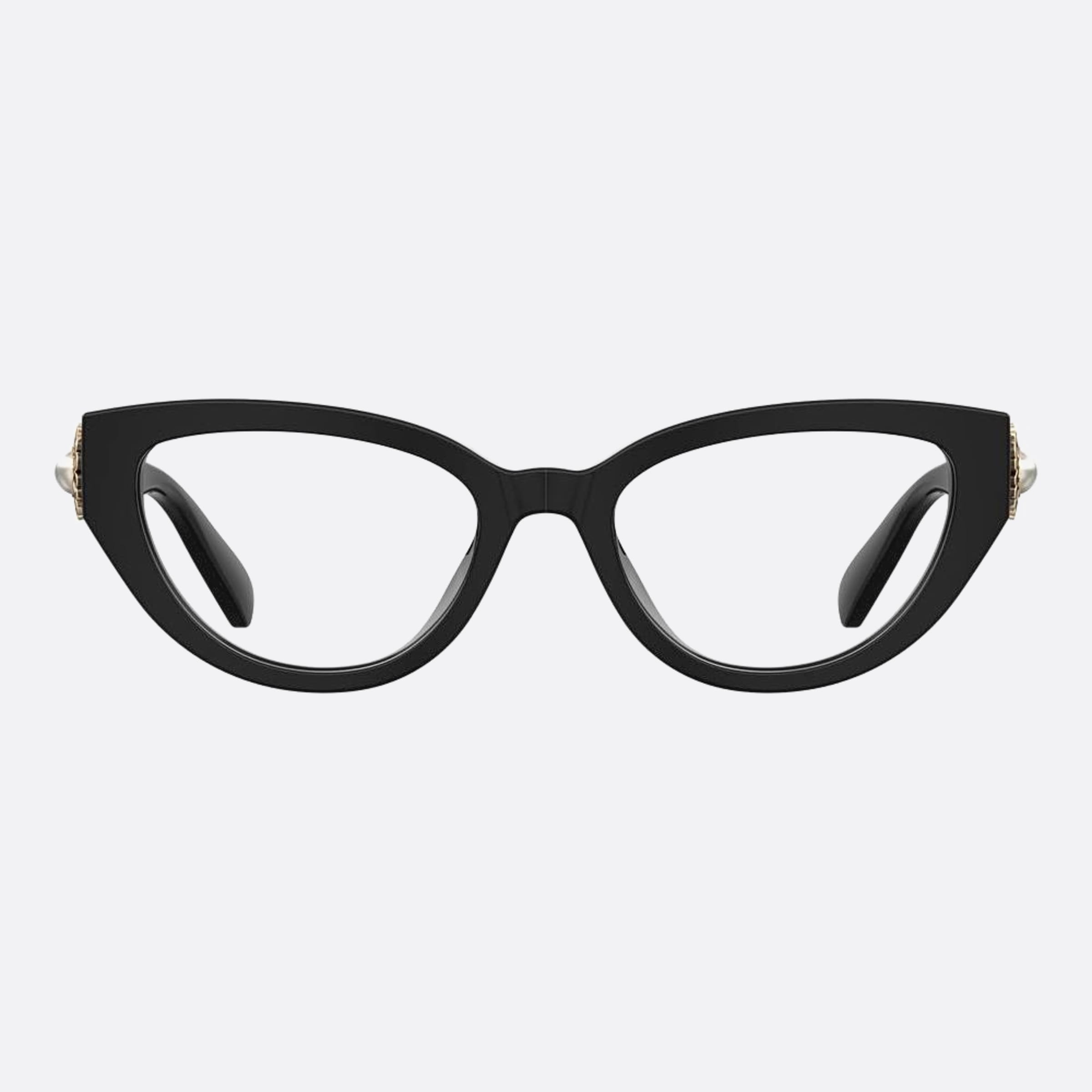 Moschino 52mm Mos631 Black Cat Eye Women Eyeglasses - Main View
