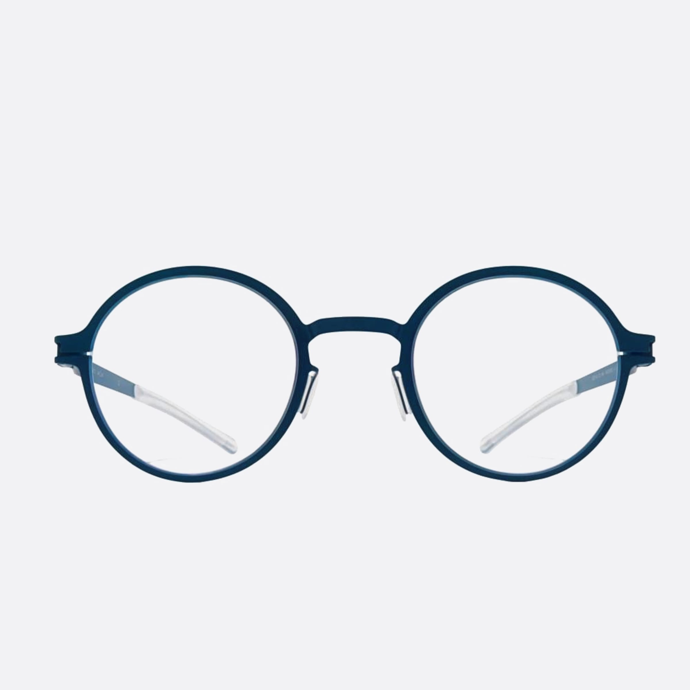 Mykita 44mm Getz Blue Round Unisex Eyeglasses - Main View