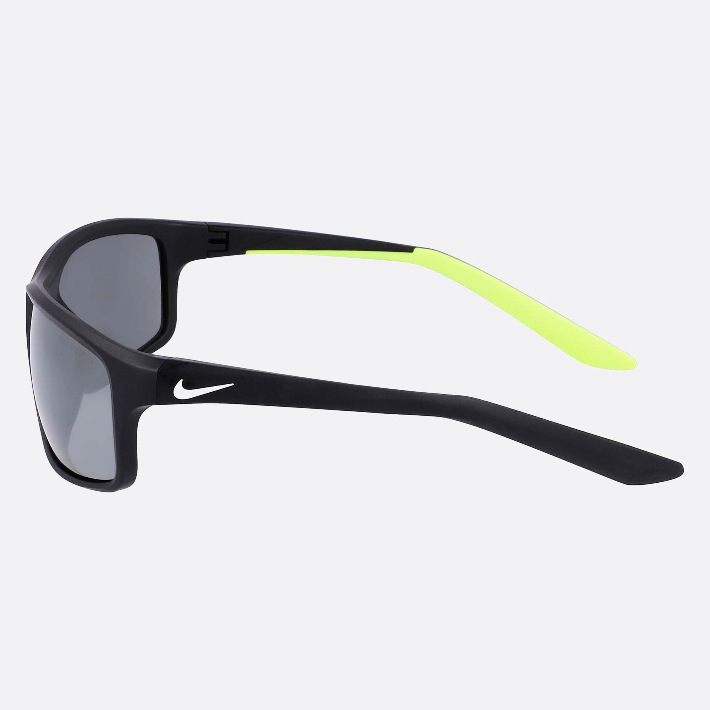Nike 64mm Nike Adrenaline Dv2372 Black Sports Unisex Sunglasses - Detail View
