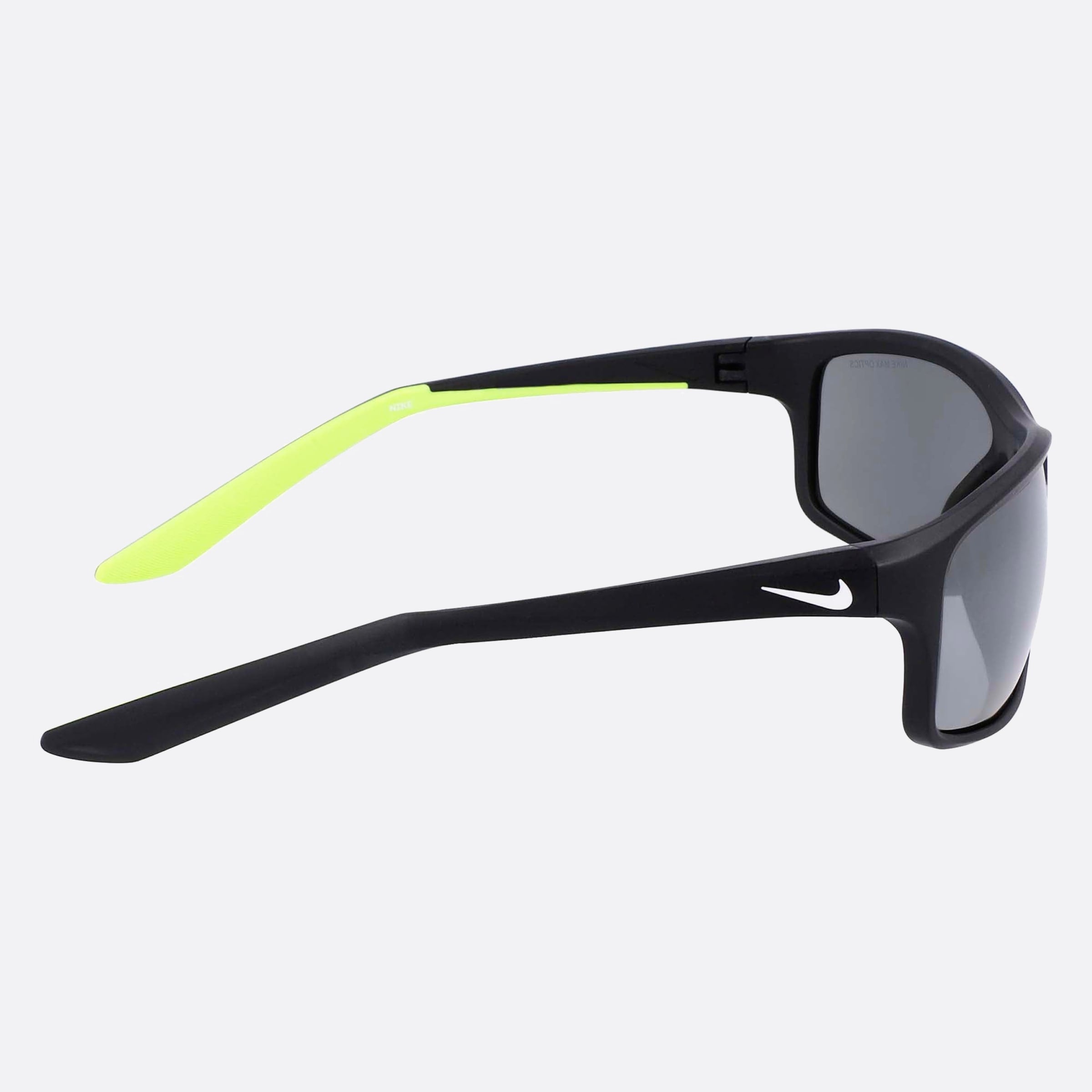 Nike 64mm Nike Adrenaline Dv2372 Black Sports Unisex Sunglasses - Additional Angle