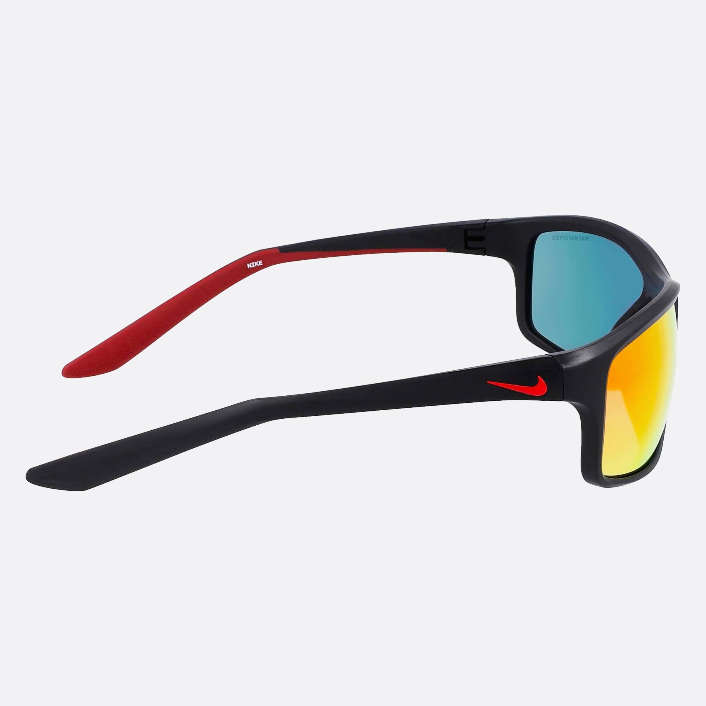 Nike 64mm Nike Adrenaline Dv2155 Black Sports Unisex Sunglasses - Additional Angle