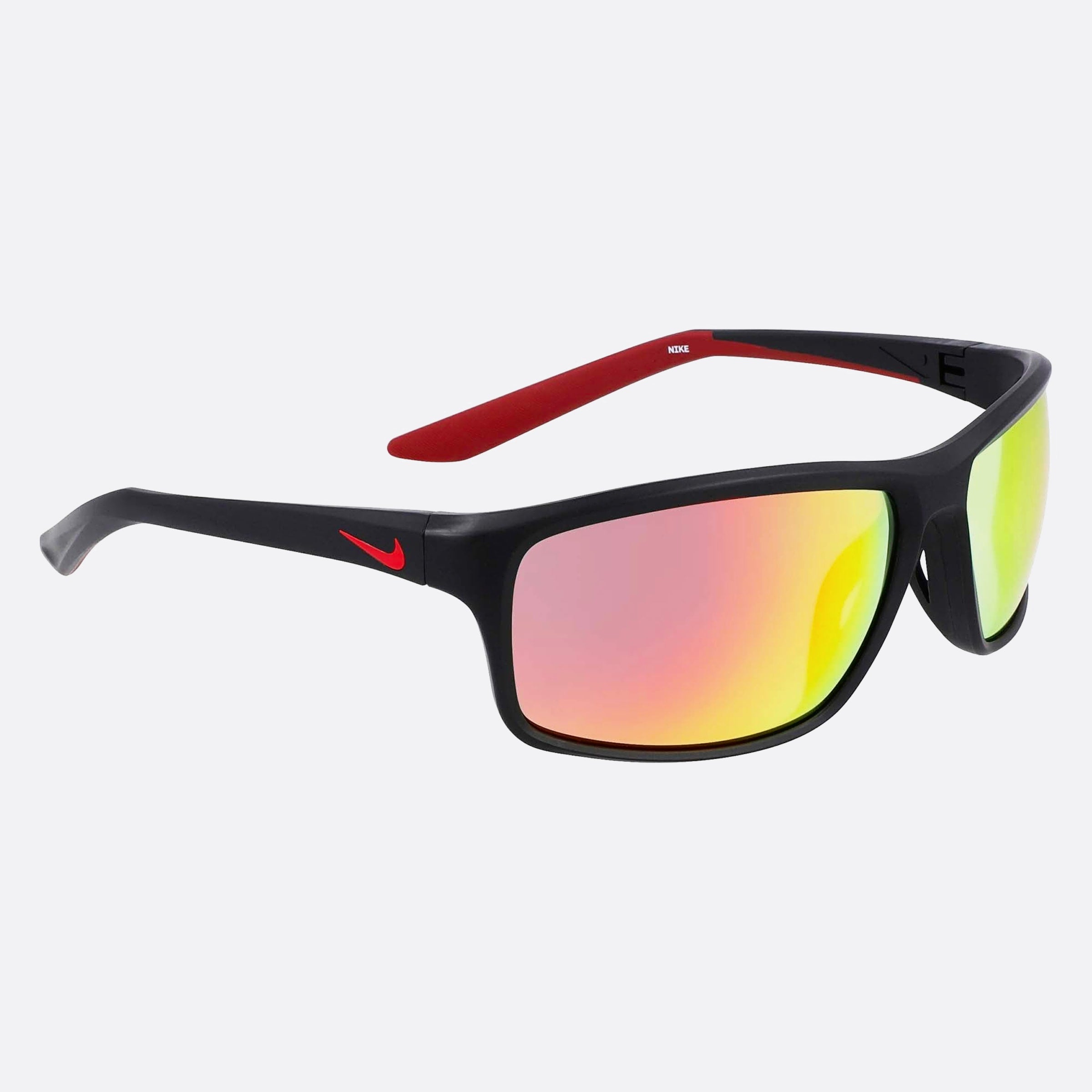 Nike 64mm Nike Adrenaline Dv2155 Black Sports Unisex Sunglasses - Additional Angle
