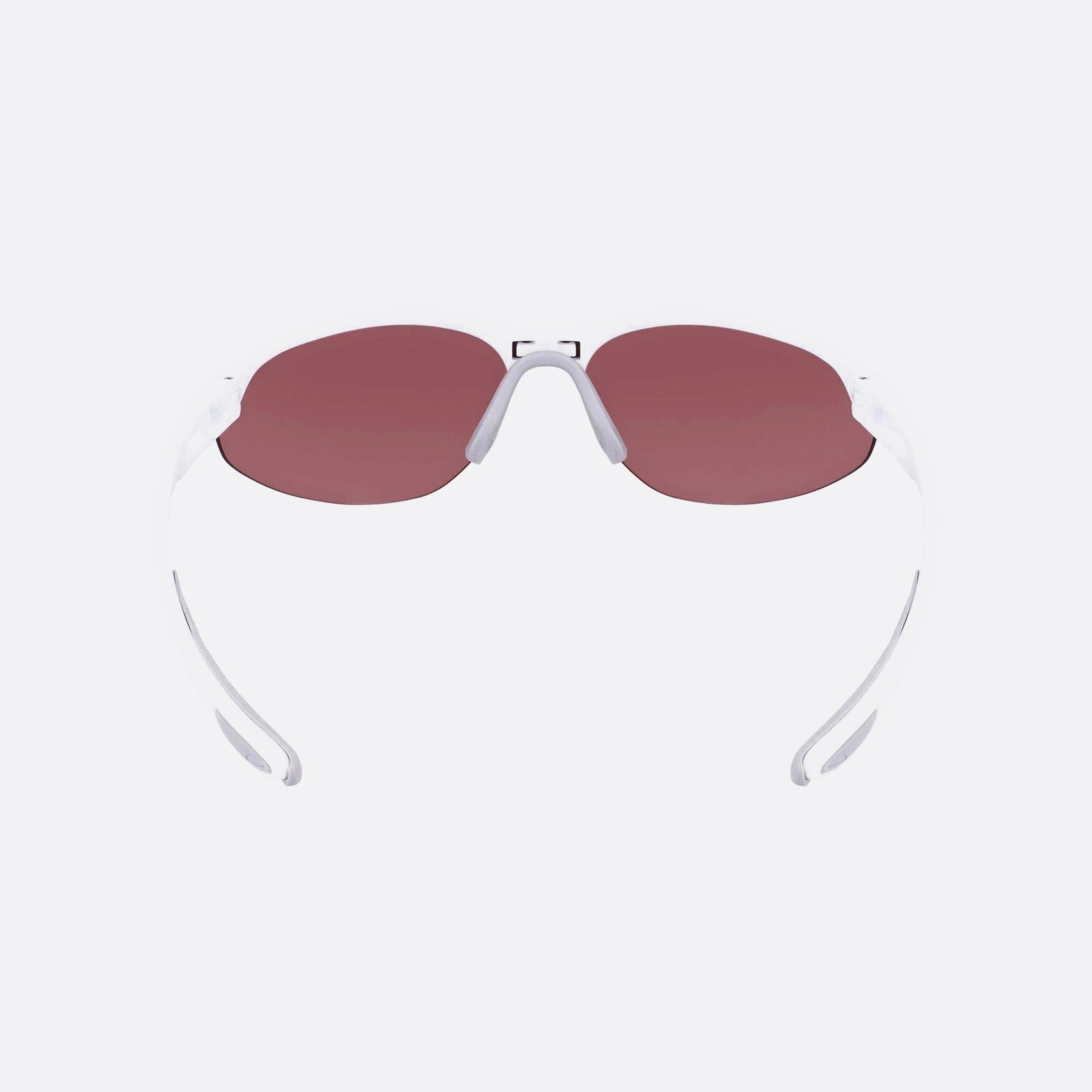 Nike 69mm Nike Aerial Dz7353 White Visor Unisex Sunglasses - Additional Angle