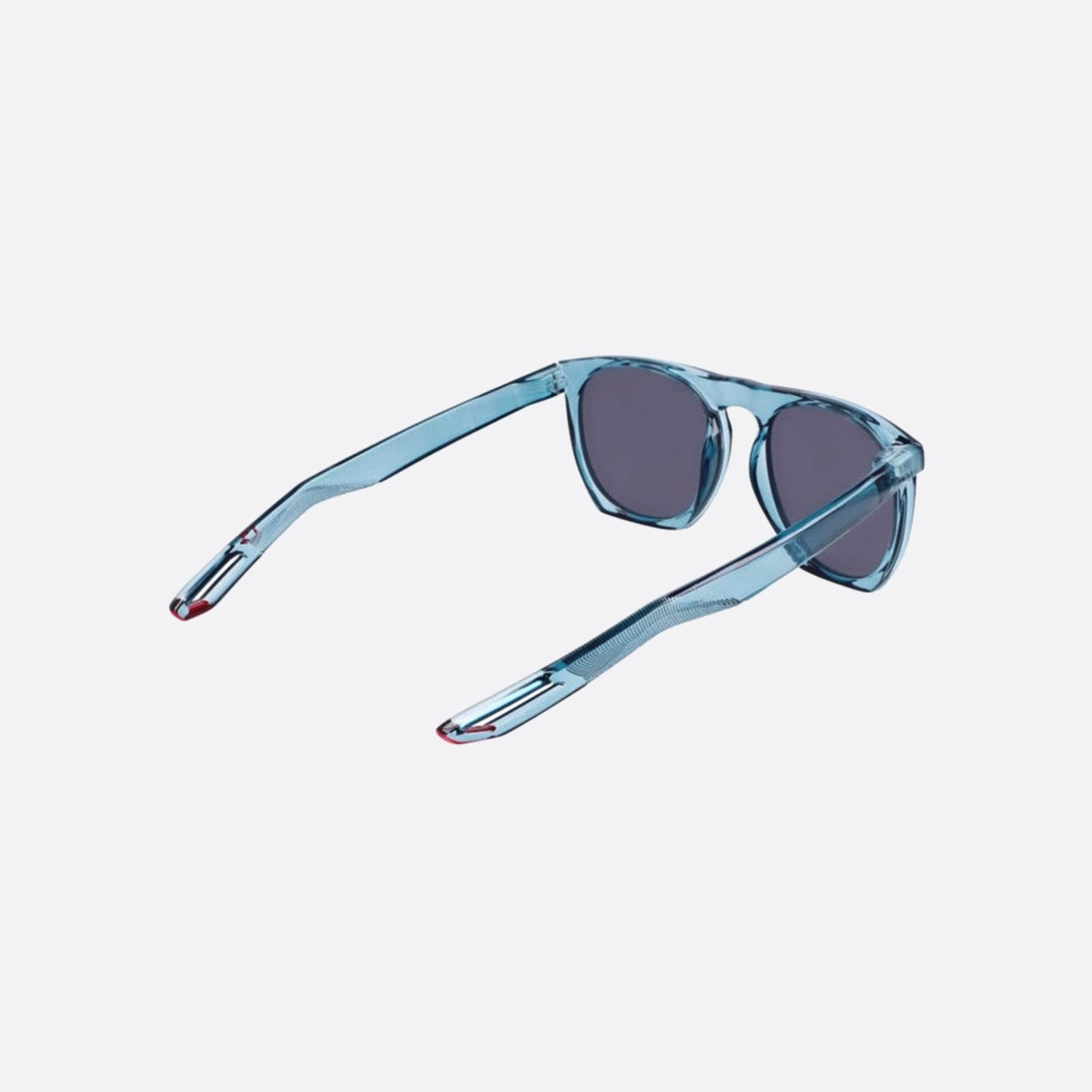 Nike 52mm Nike Flatspot Xxii Dv2258 Blue Geometric Unisex Sunglasses - Additional Angle