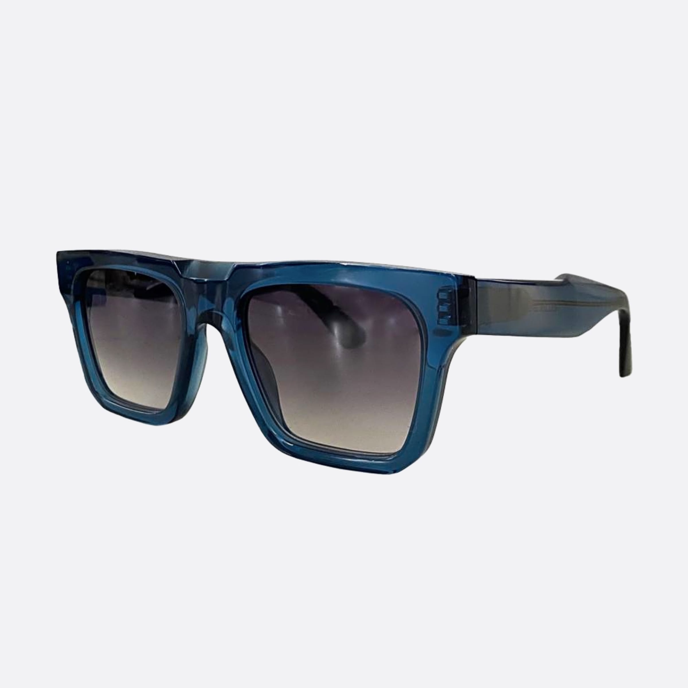 Ophy 53mm Holl Blue Visor Unisex Sunglasses - Side View